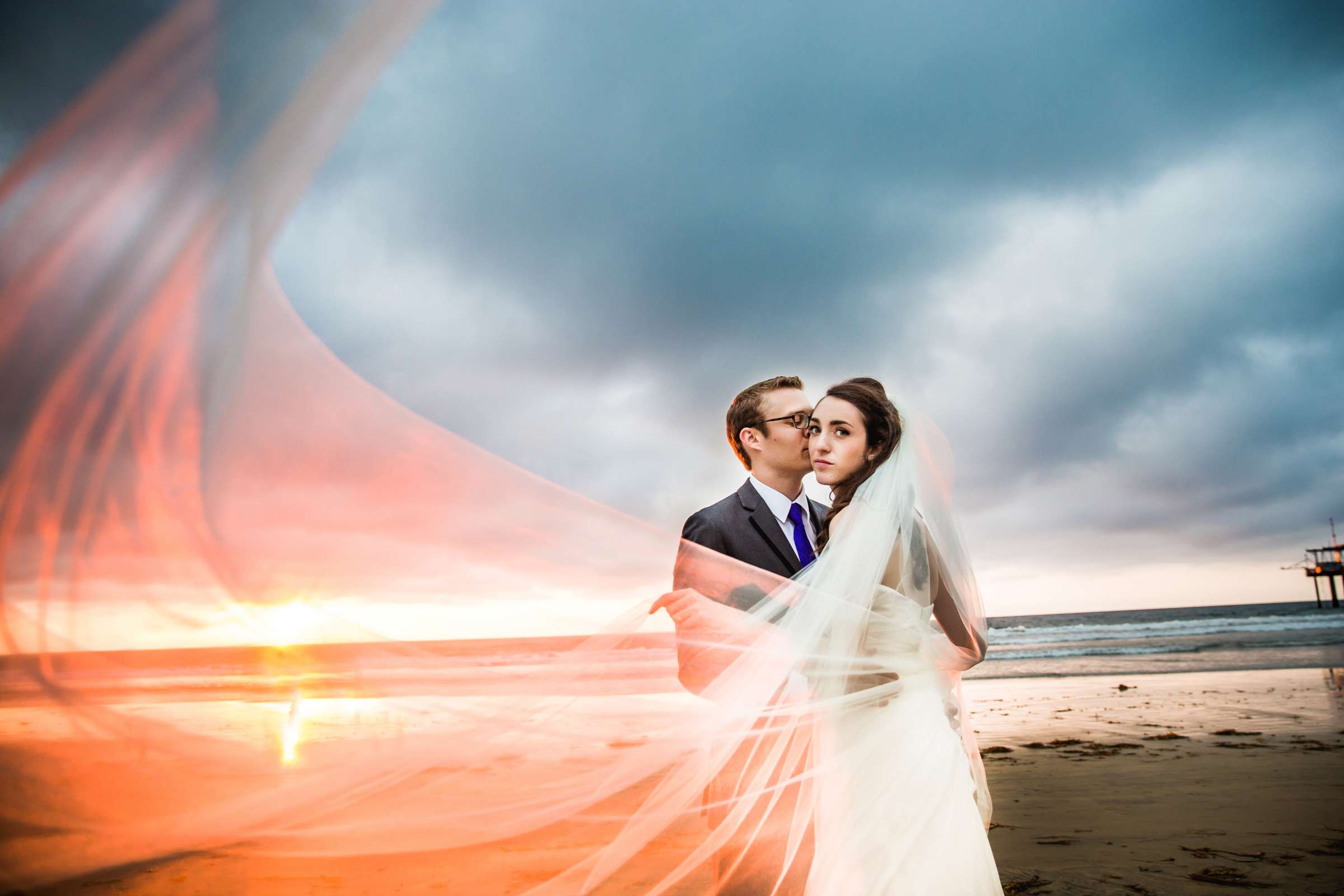 Scripps Seaside Forum Wedding coordinated by Sweet Blossom Weddings, Lauren and Spencer Wedding Photo #1 by True Photography