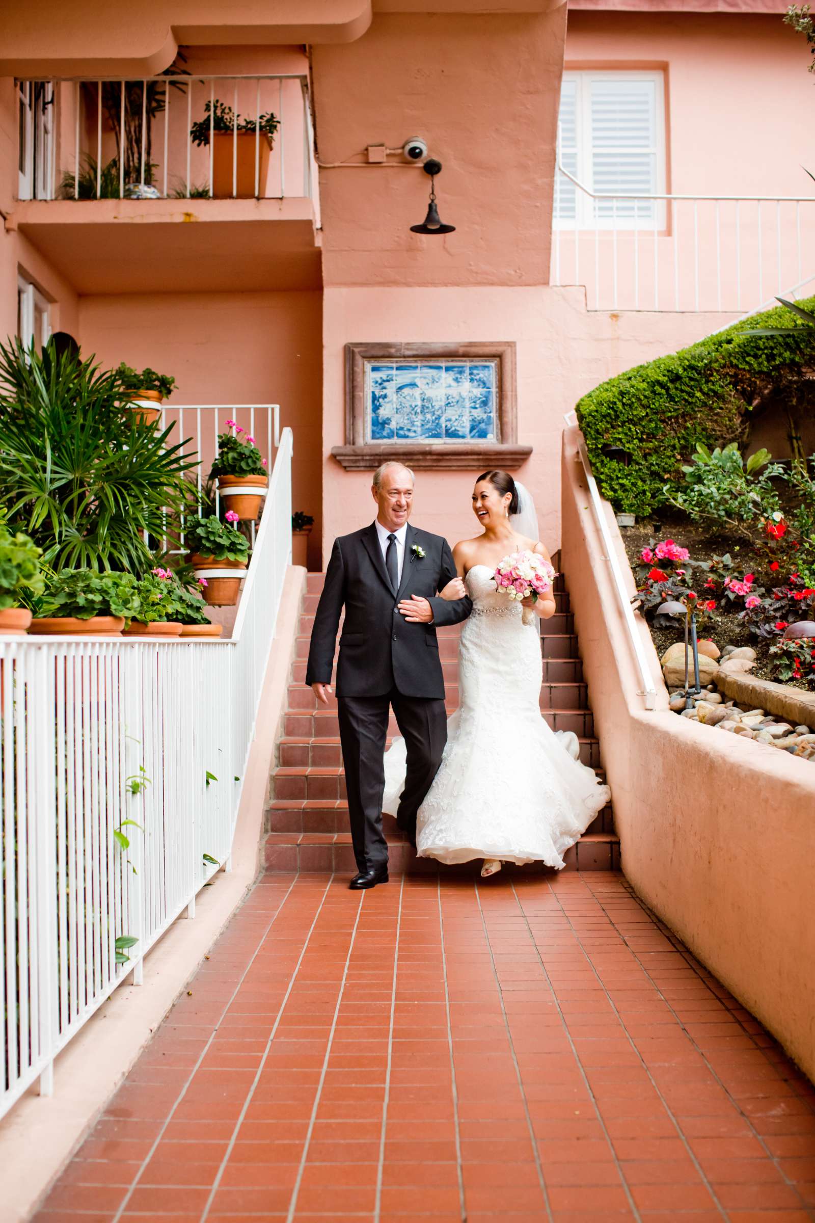 La Valencia Wedding coordinated by Amy June Weddings & Events, Rosie and Mark Wedding Photo #43 by True Photography