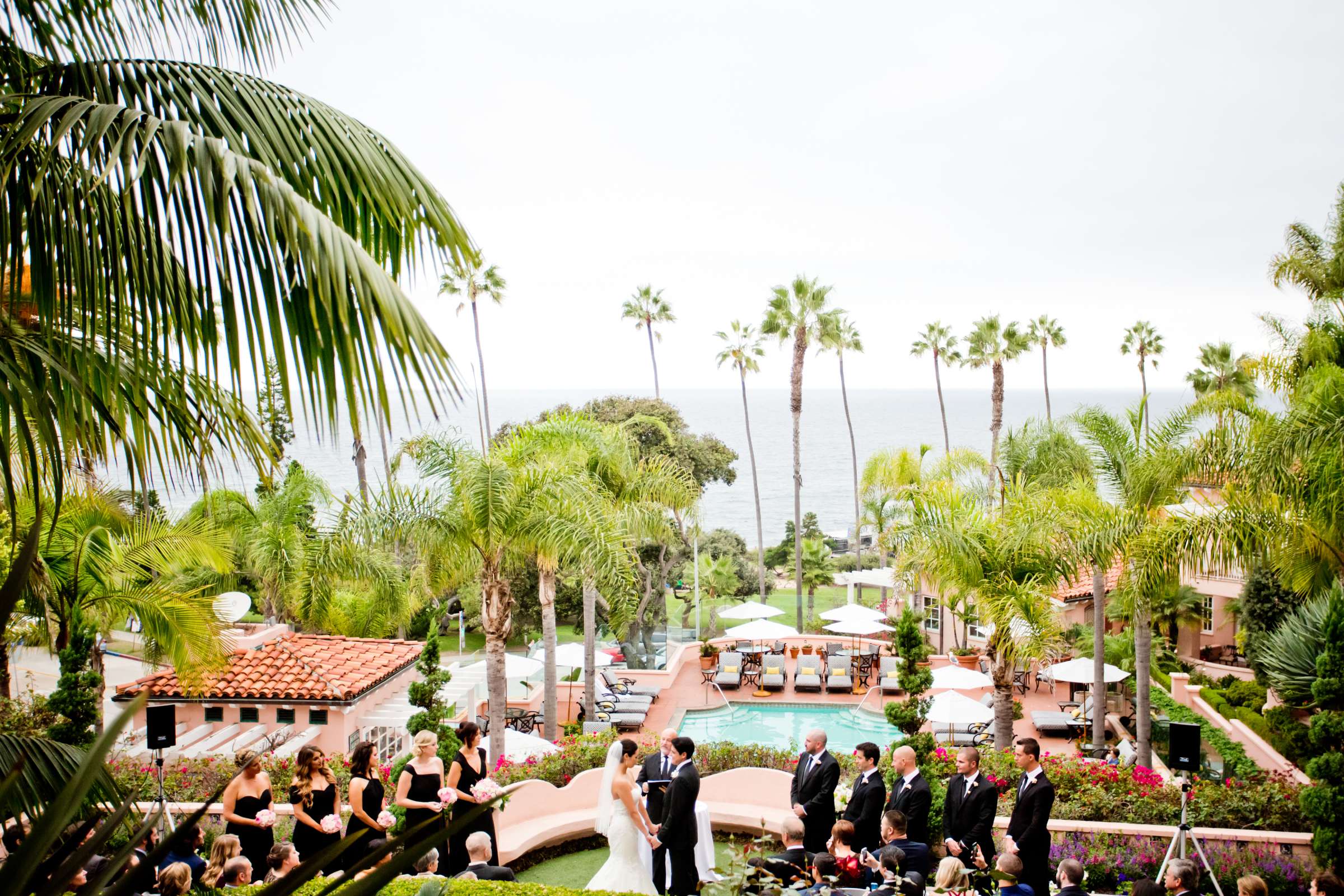 La Valencia Wedding coordinated by Amy June Weddings & Events, Rosie and Mark Wedding Photo #49 by True Photography