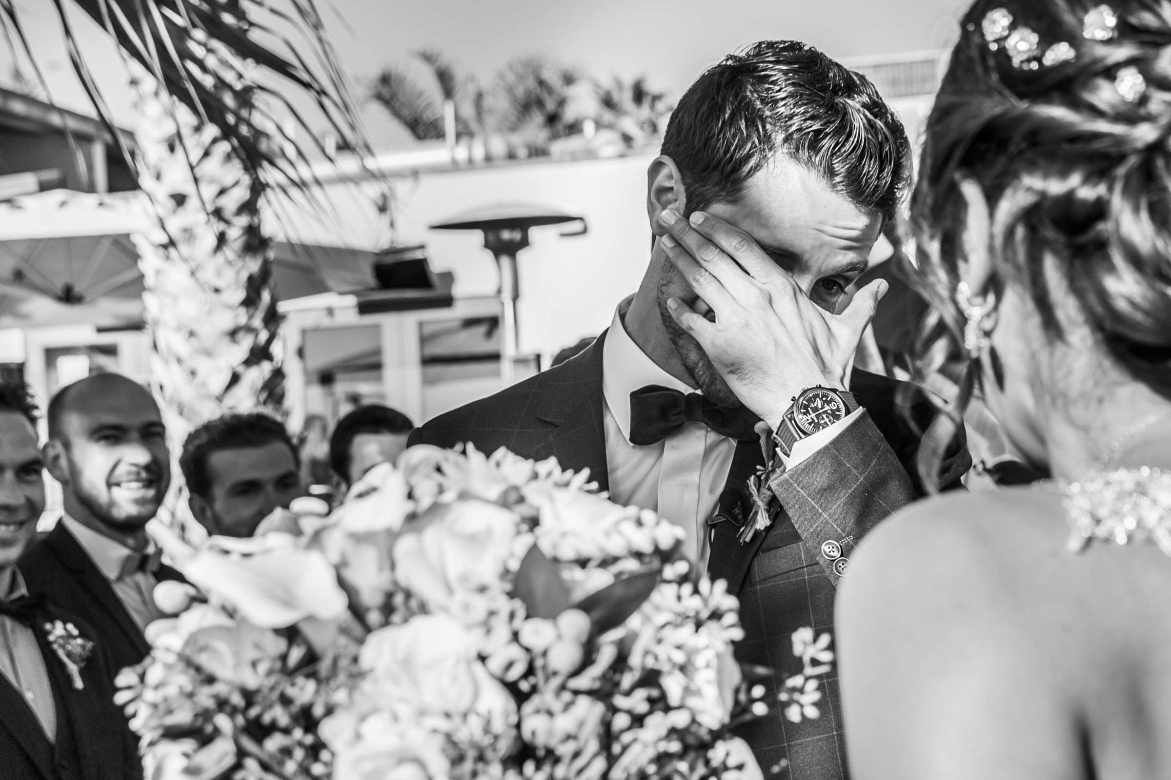 Emotional moment at Tom Ham's Lighthouse Wedding coordinated by JNB Connect, Tajiana and Remy Wedding Photo #33 by True Photography