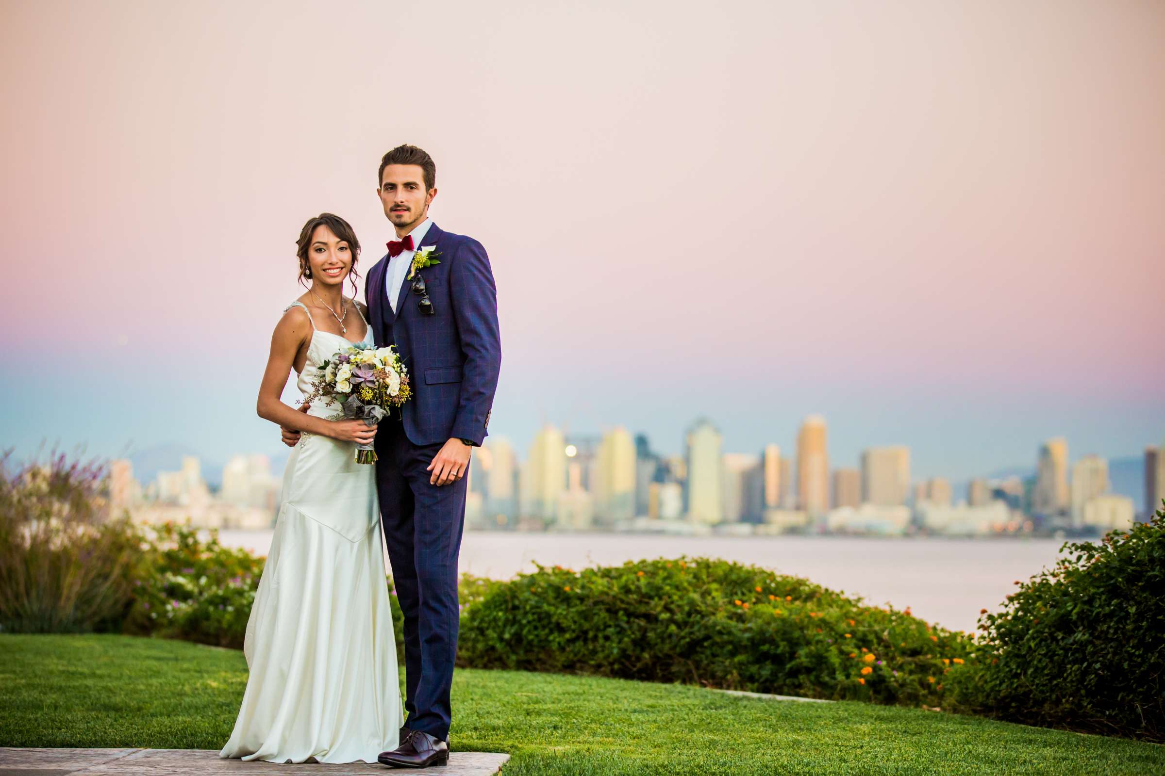 Urban Downtown, Sunset, Formal Portrait at Tom Ham's Lighthouse Wedding coordinated by JNB Connect, Tajiana and Remy Wedding Photo #52 by True Photography