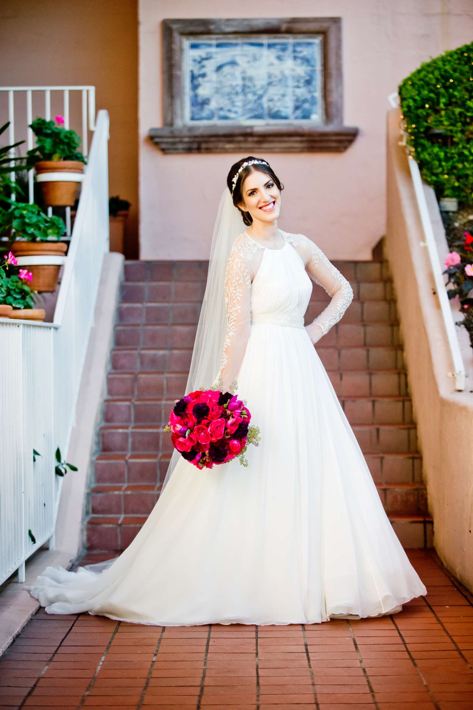 La Valencia Wedding coordinated by CZ Events, Amanda and Michael Wedding Photo #4 by True Photography