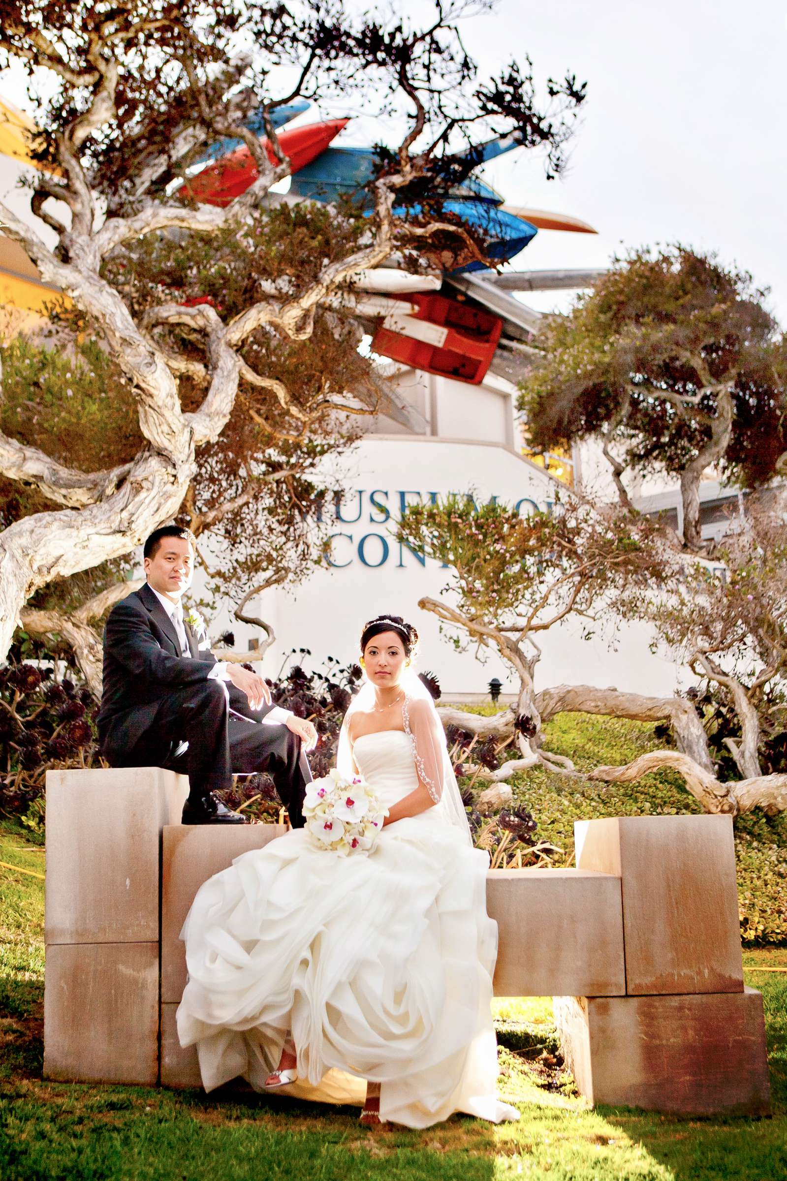Museum of Contemporary Art-La Jolla Wedding coordinated by Behind the Bride, Vanessa and Len Wedding Photo #200222 by True Photography