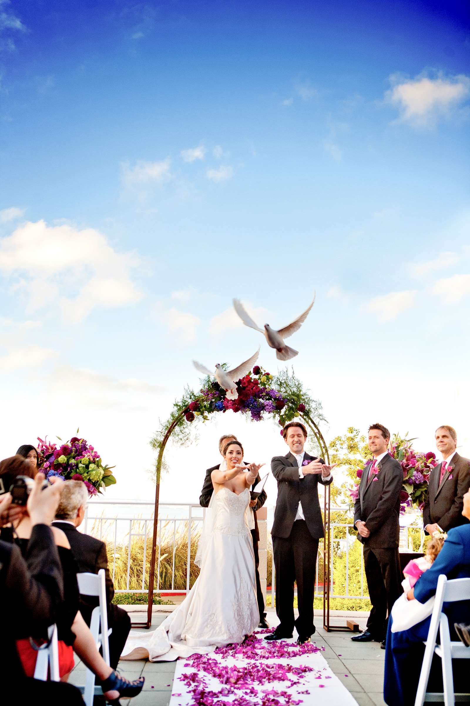 Loews Coronado Bay Resort Wedding coordinated by Nahid Global Events, Leila and Justin Wedding Photo #201507 by True Photography