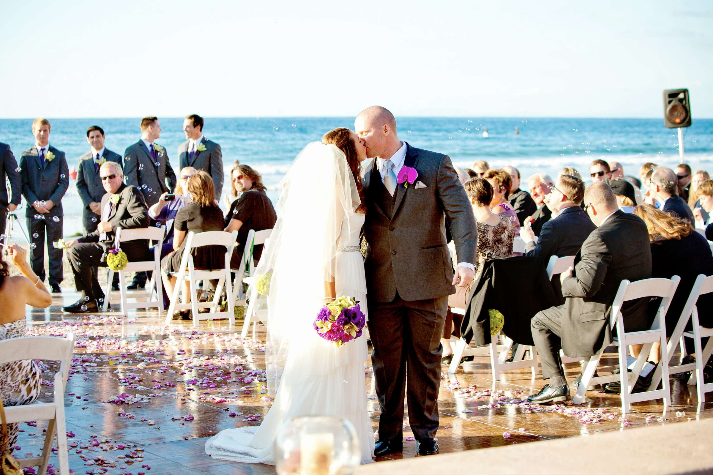 La Jolla Beach and Tennis club Wedding coordinated by A Diamond Celebration, Jenny and JD Wedding Photo #203342 by True Photography