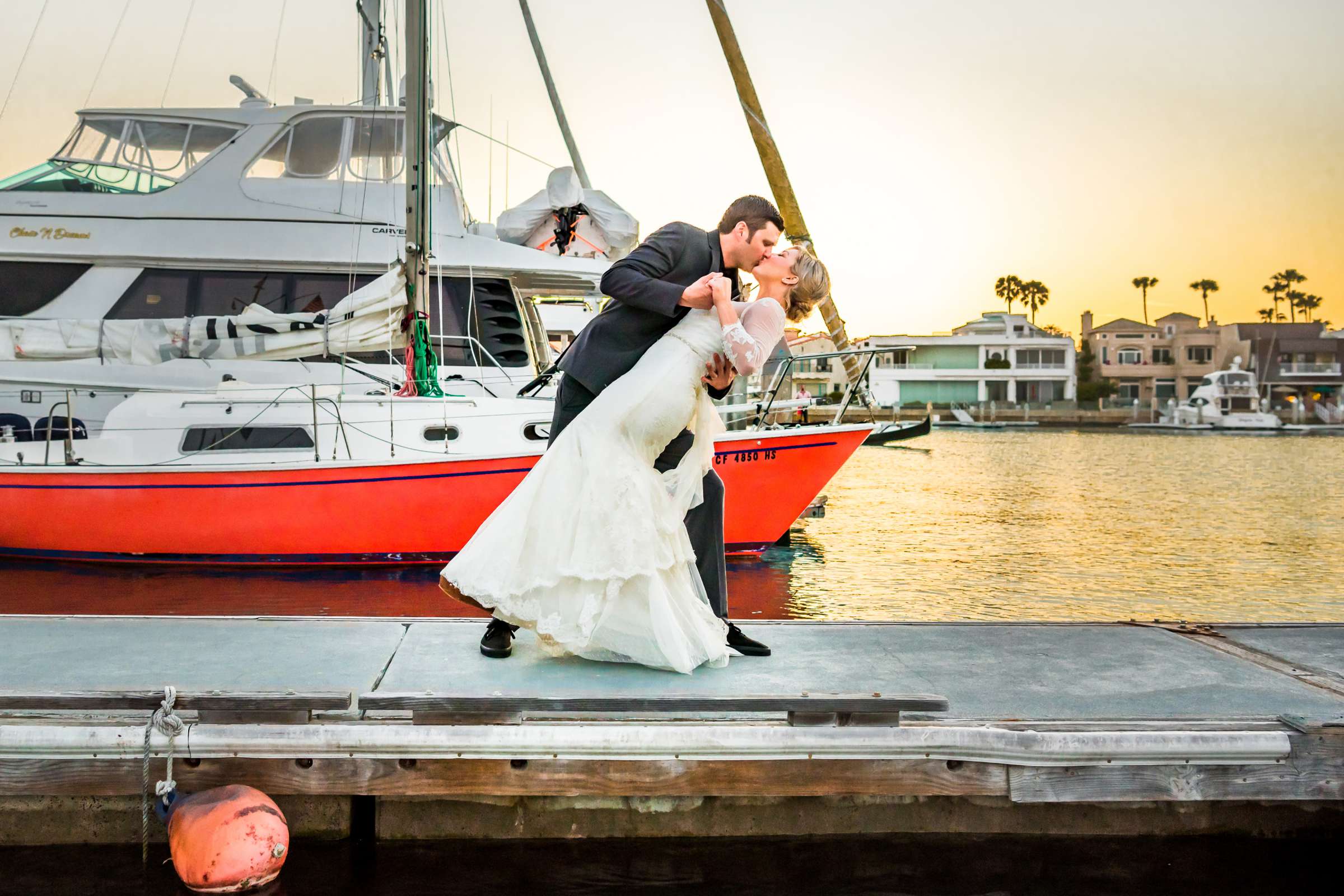 Coronado Cays Yacht Club Wedding coordinated by Creative Affairs Inc, Carylie and Kasey Wedding Photo #12 by True Photography