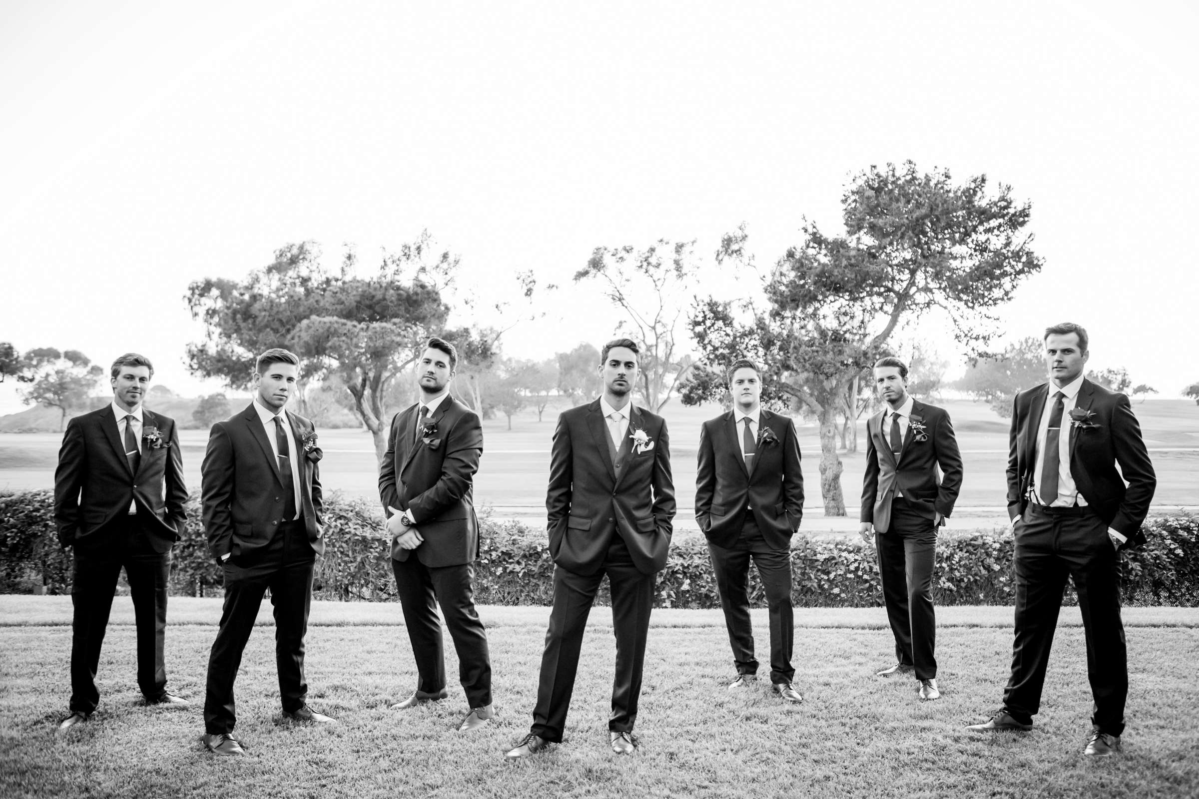 Groomsmen at Hilton La Jolla Torrey Pines Wedding coordinated by La Dolce Idea, Christina and Eric Wedding Photo #212945 by True Photography