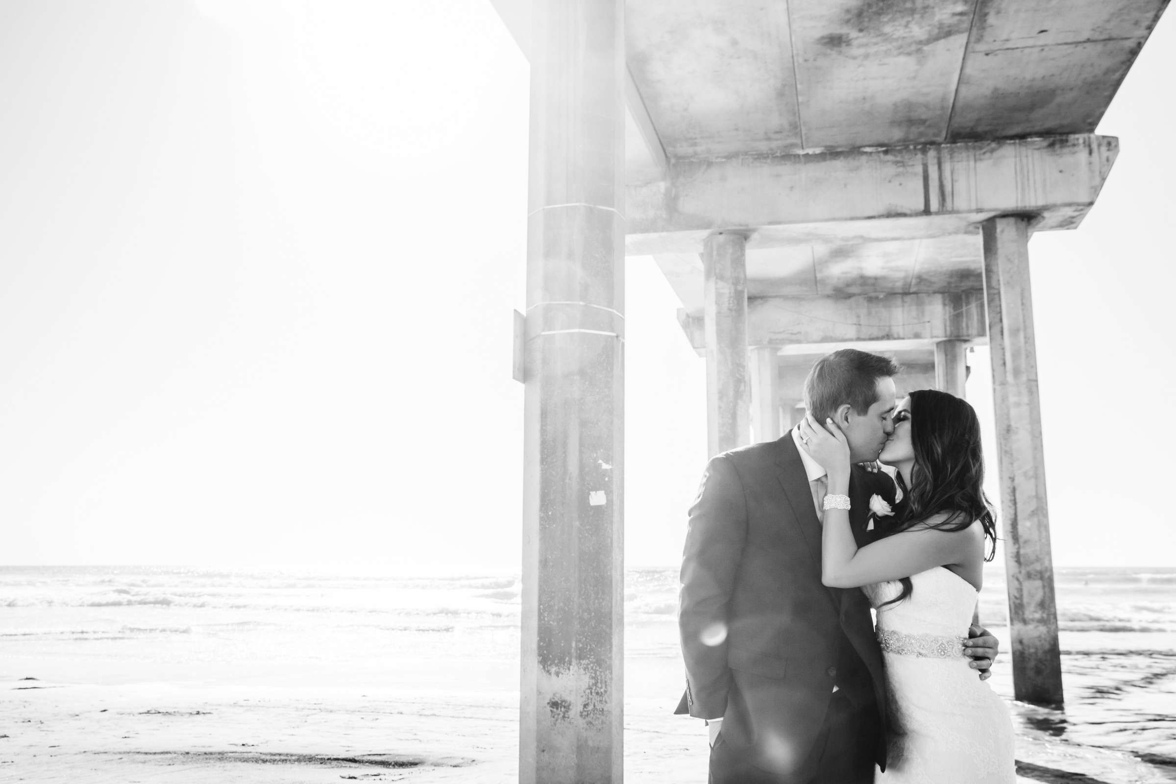 Beach at Scripps Seaside Forum Wedding coordinated by Luxe Special Events, Angela and Kyle Wedding Photo #87 by True Photography