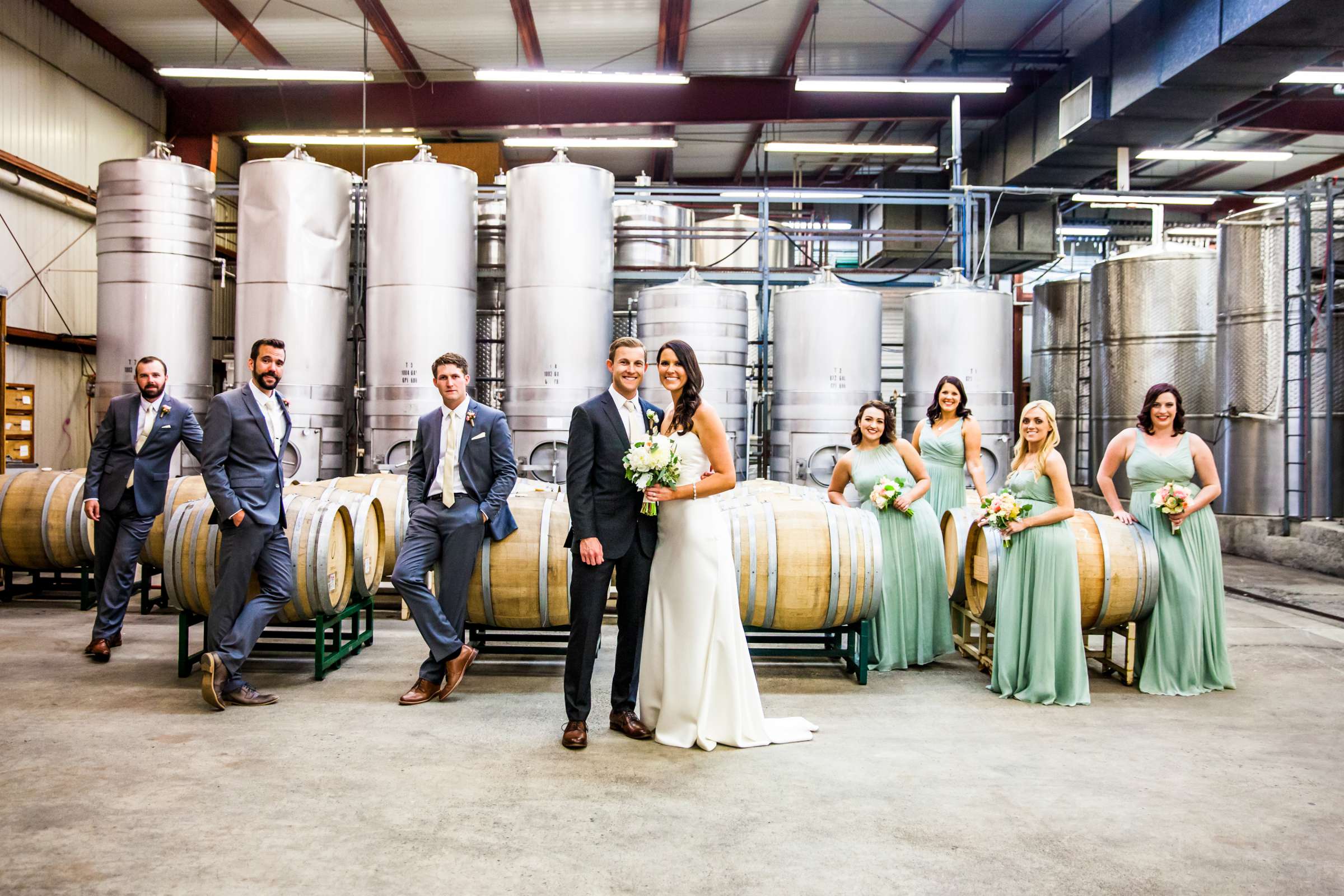 Rustic photo, Winery, Bridal Party at Orfila Vineyards Wedding, Brittany and Matt Wedding Photo #14 by True Photography