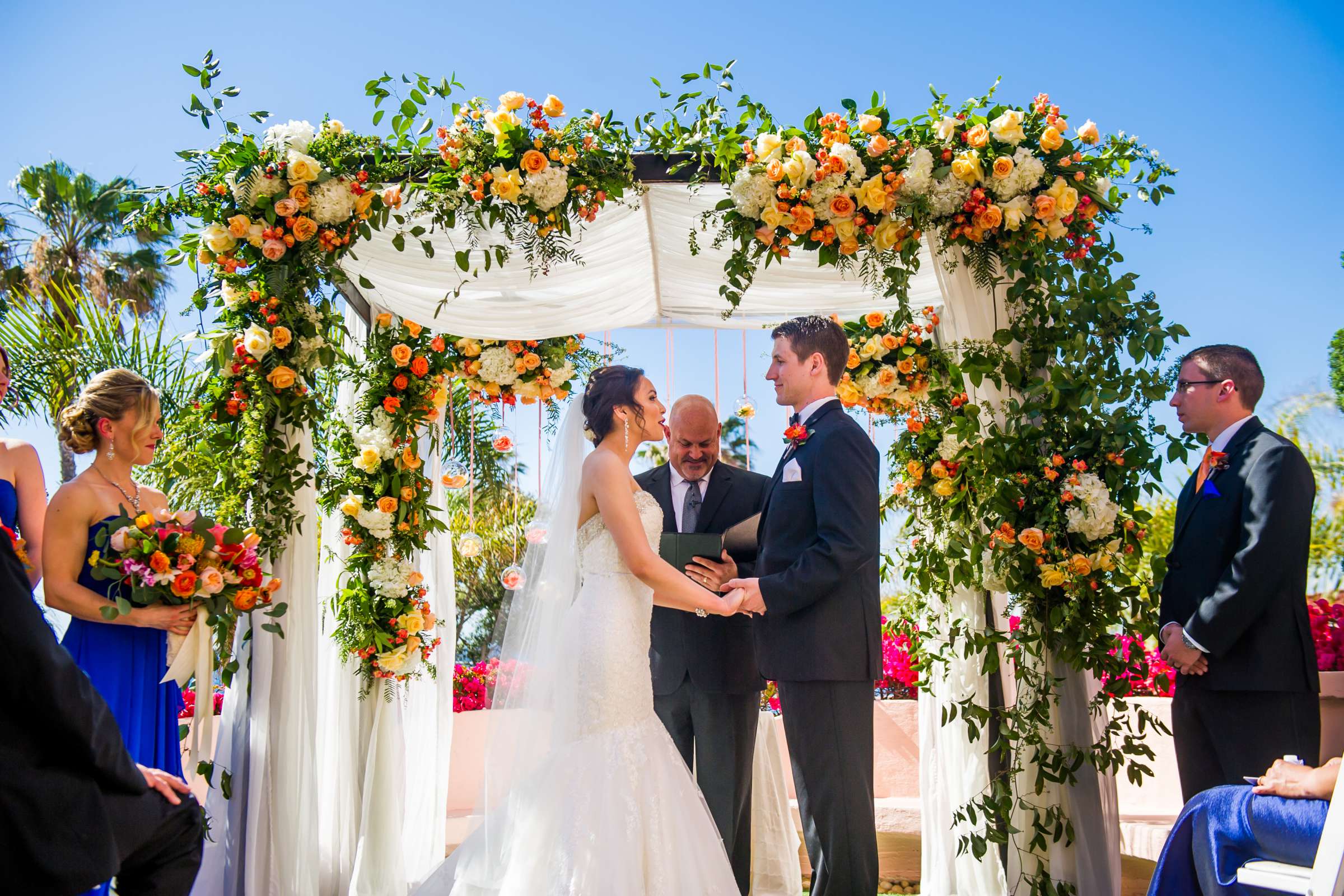 La Valencia Wedding coordinated by Crown Weddings, Autumn and Steven Wedding Photo #222953 by True Photography