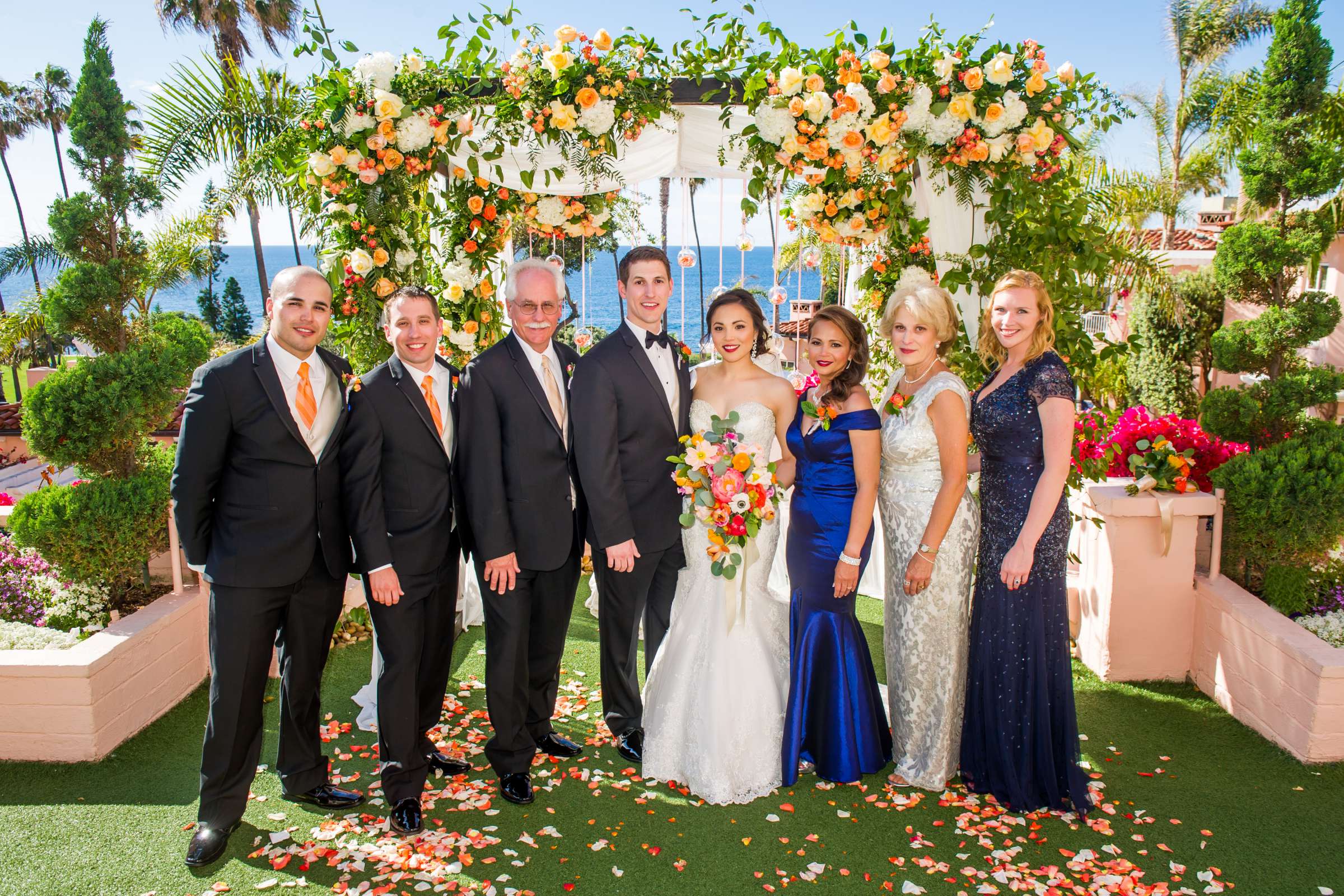 La Valencia Wedding coordinated by Crown Weddings, Autumn and Steven Wedding Photo #222963 by True Photography
