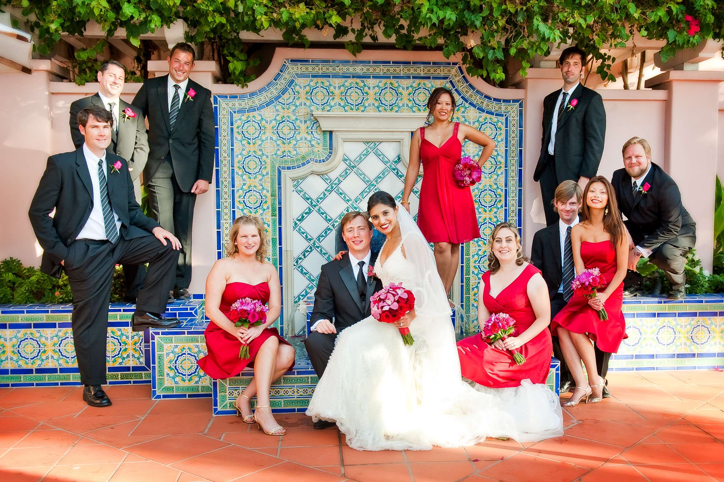 La Valencia Wedding coordinated by Crown Weddings, Naveen and Bill Wedding Photo #225271 by True Photography