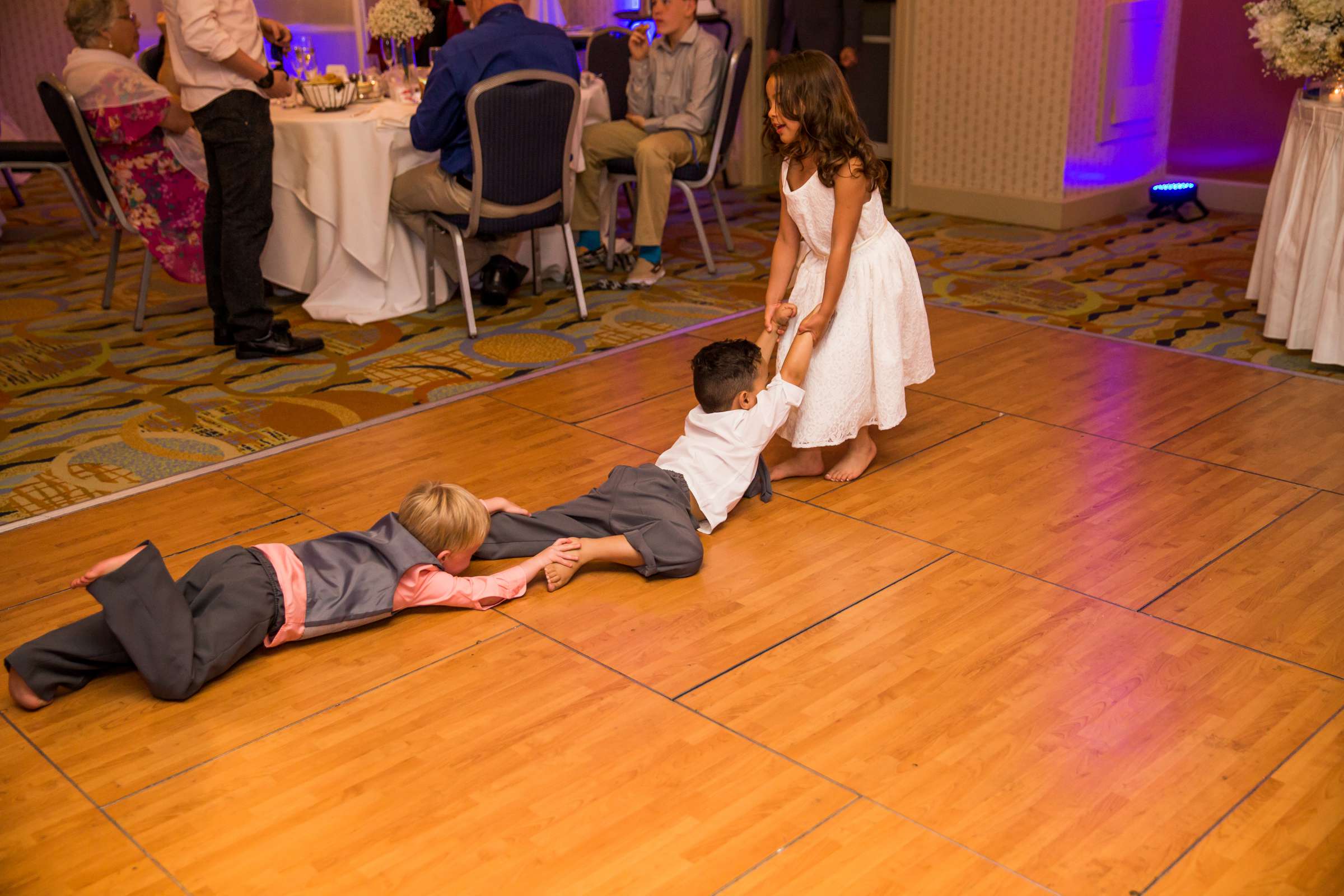 Dancing, Kids at Coronado Island Marriott Resort & Spa Wedding, Gabriela and Joshua Wedding Photo #227306 by True Photography