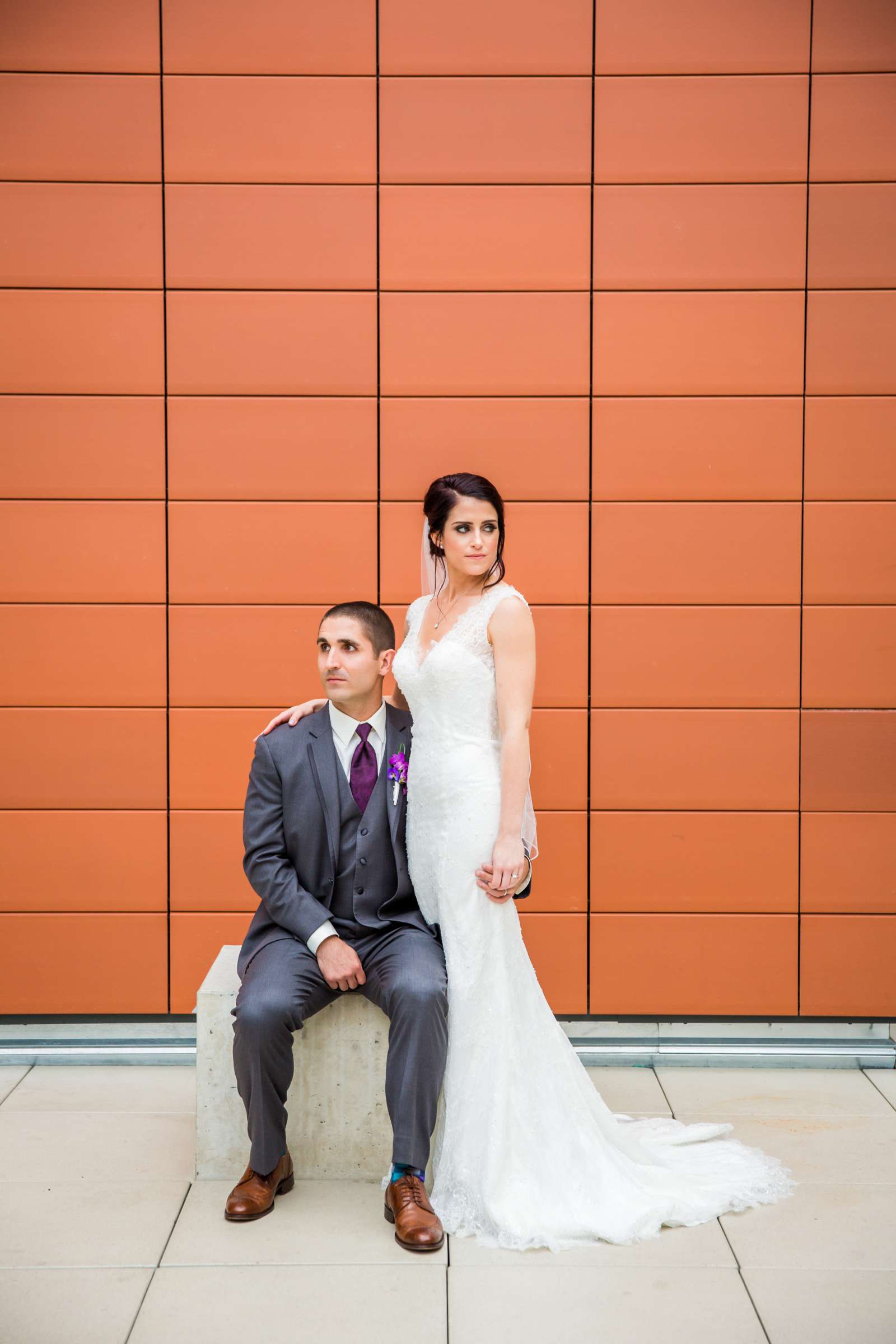 San Diego Central Library Wedding, Ashley and Mark Wedding Photo #2 by True Photography