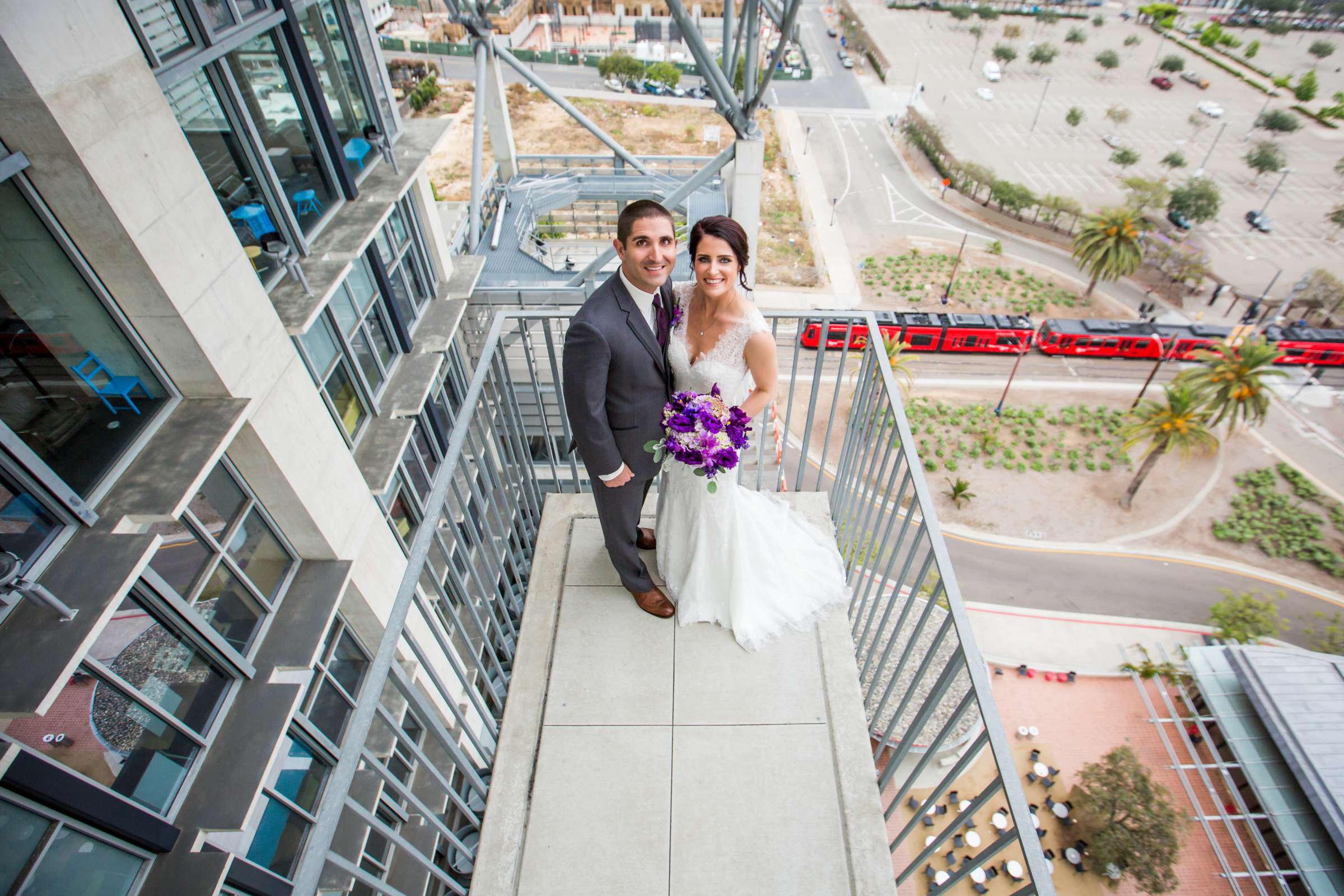 San Diego Central Library Wedding, Ashley and Mark Wedding Photo #3 by True Photography