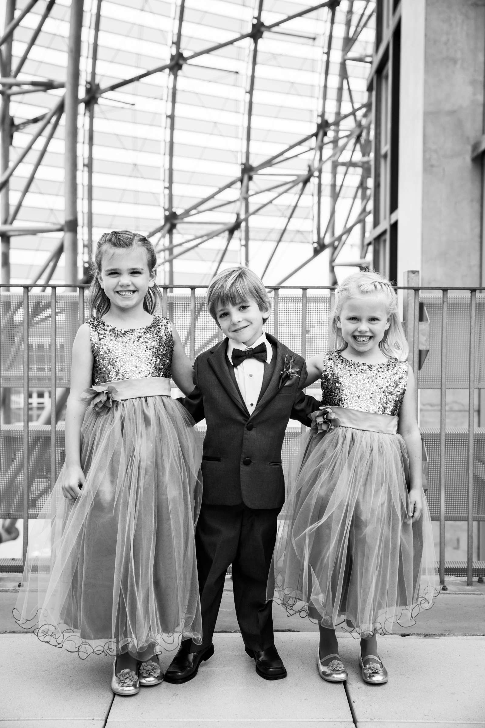 Ring Bearer, Urban Downtown, Flower Girl, Kids at San Diego Central Library Wedding, Ashley and Mark Wedding Photo #8 by True Photography
