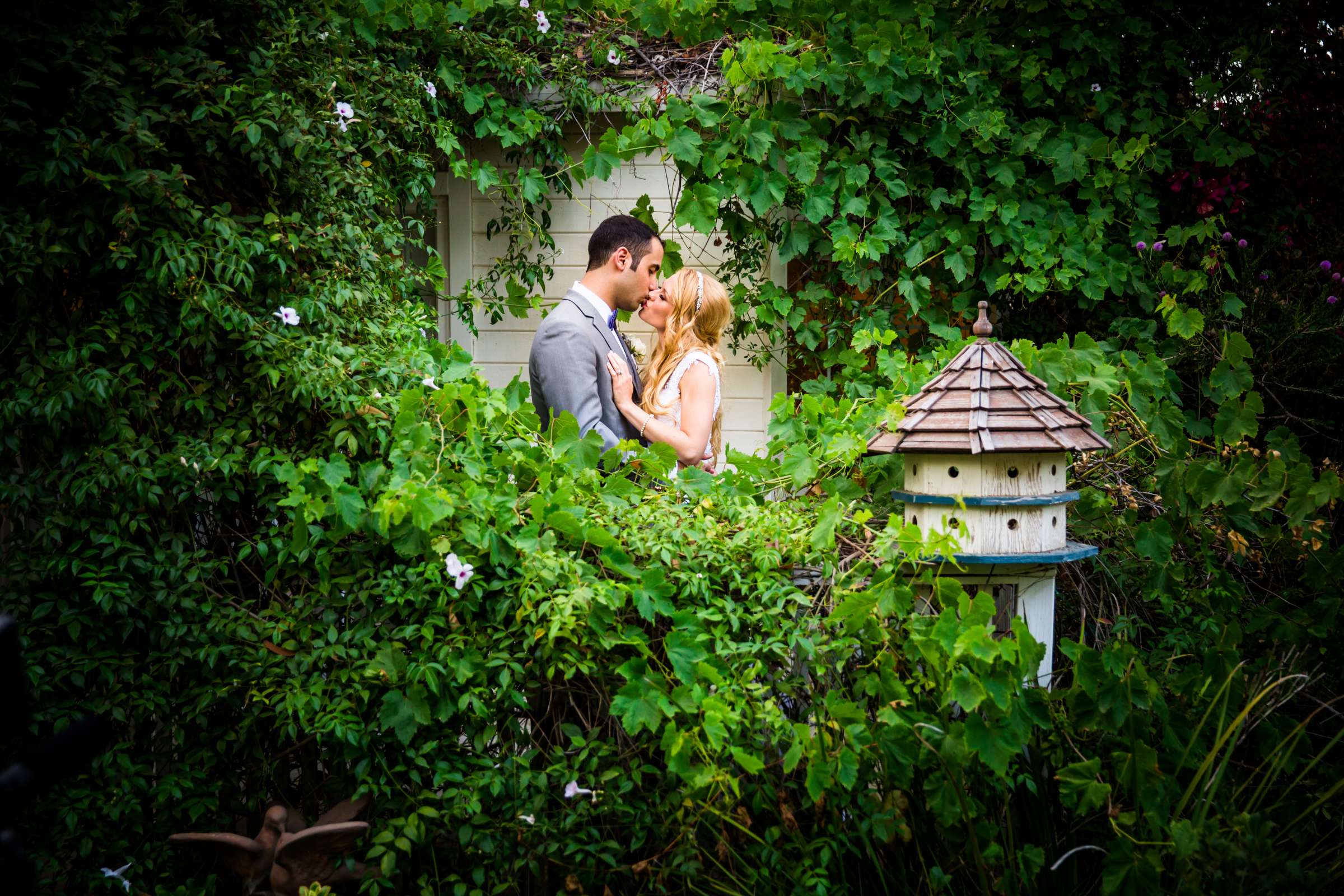 Green colors, Garden, Romantic moment, Bride and Groom at Twin Oaks House & Gardens Wedding Estate Wedding, Laura Anne and Neema Wedding Photo #236166 by True Photography