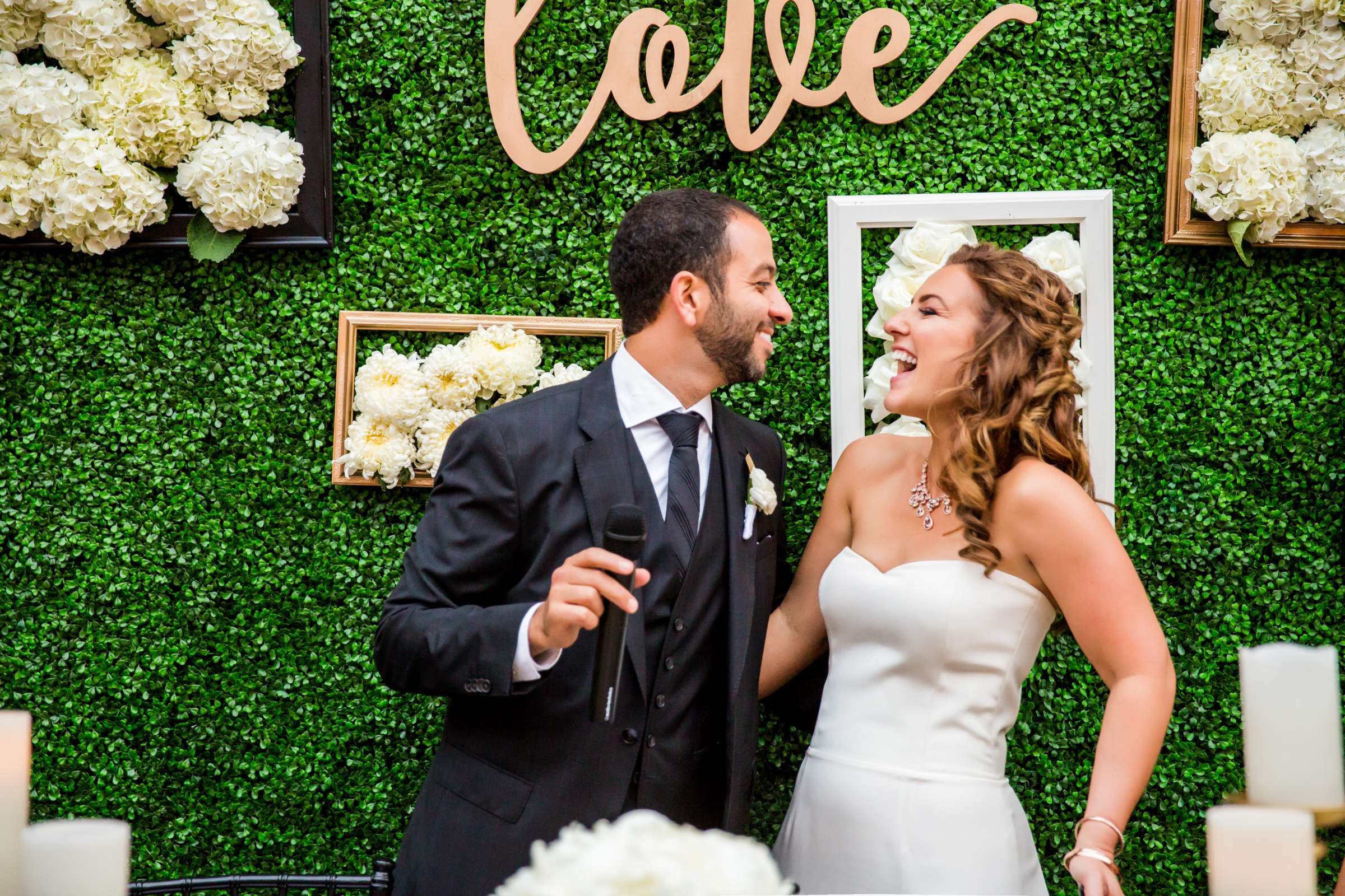 Reception, Candid moment at San Diego Museum of Art Wedding coordinated by First Comes Love Weddings & Events, Ruthie and Larry Wedding Photo #236743 by True Photography