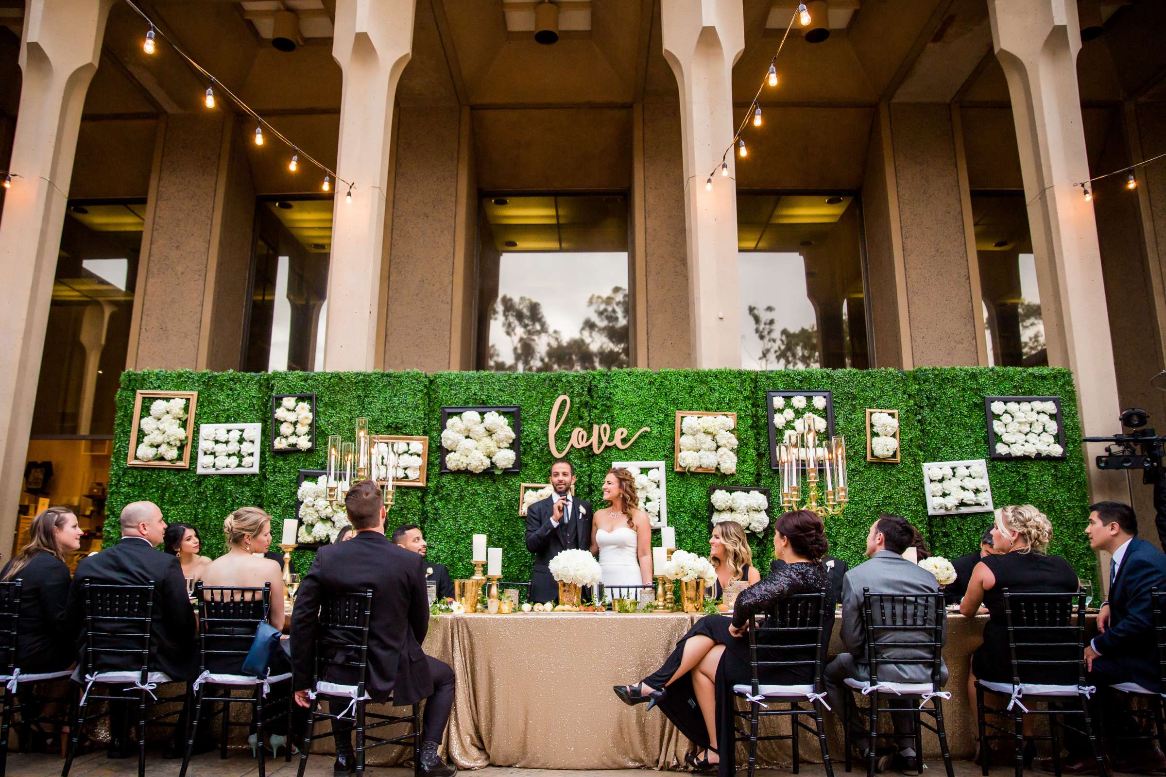 Reception at San Diego Museum of Art Wedding coordinated by First Comes Love Weddings & Events, Ruthie and Larry Wedding Photo #236847 by True Photography