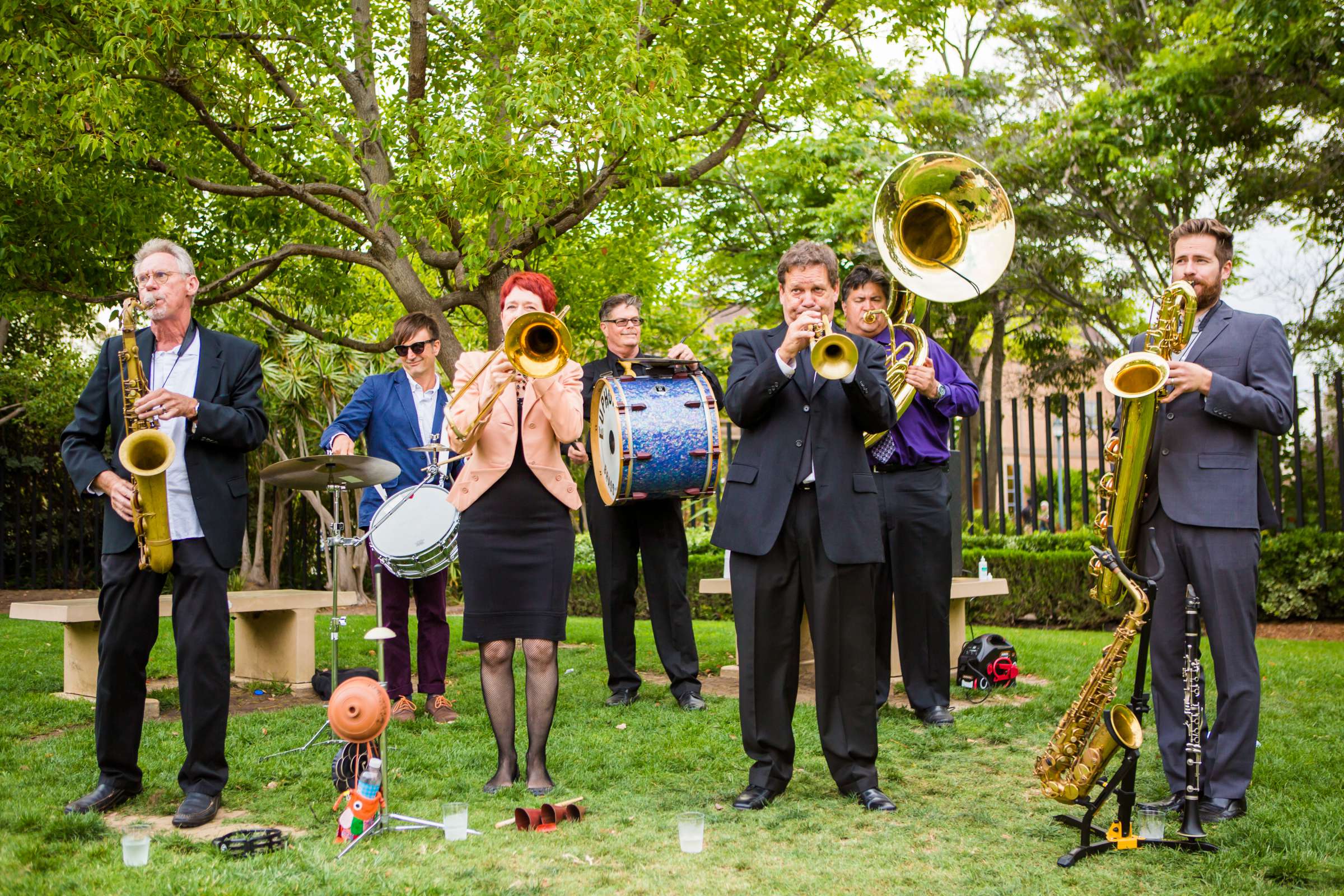 Musicians at San Diego Museum of Art Wedding coordinated by First Comes Love Weddings & Events, Ruthie and Larry Wedding Photo #236874 by True Photography
