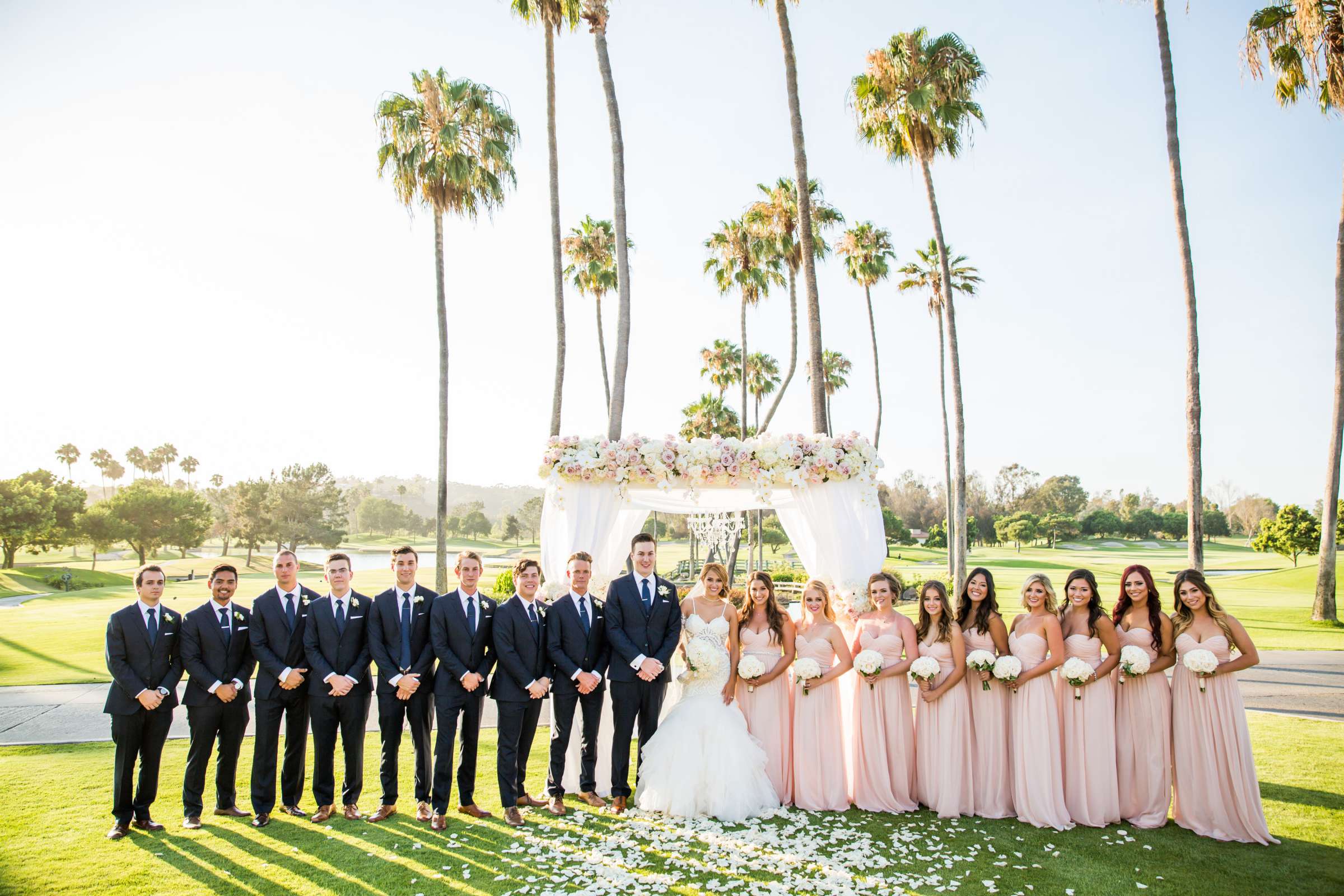Fairbanks Ranch Country Club Wedding coordinated by Monarch Weddings, Gabriella and Kyle Wedding Photo #16 by True Photography