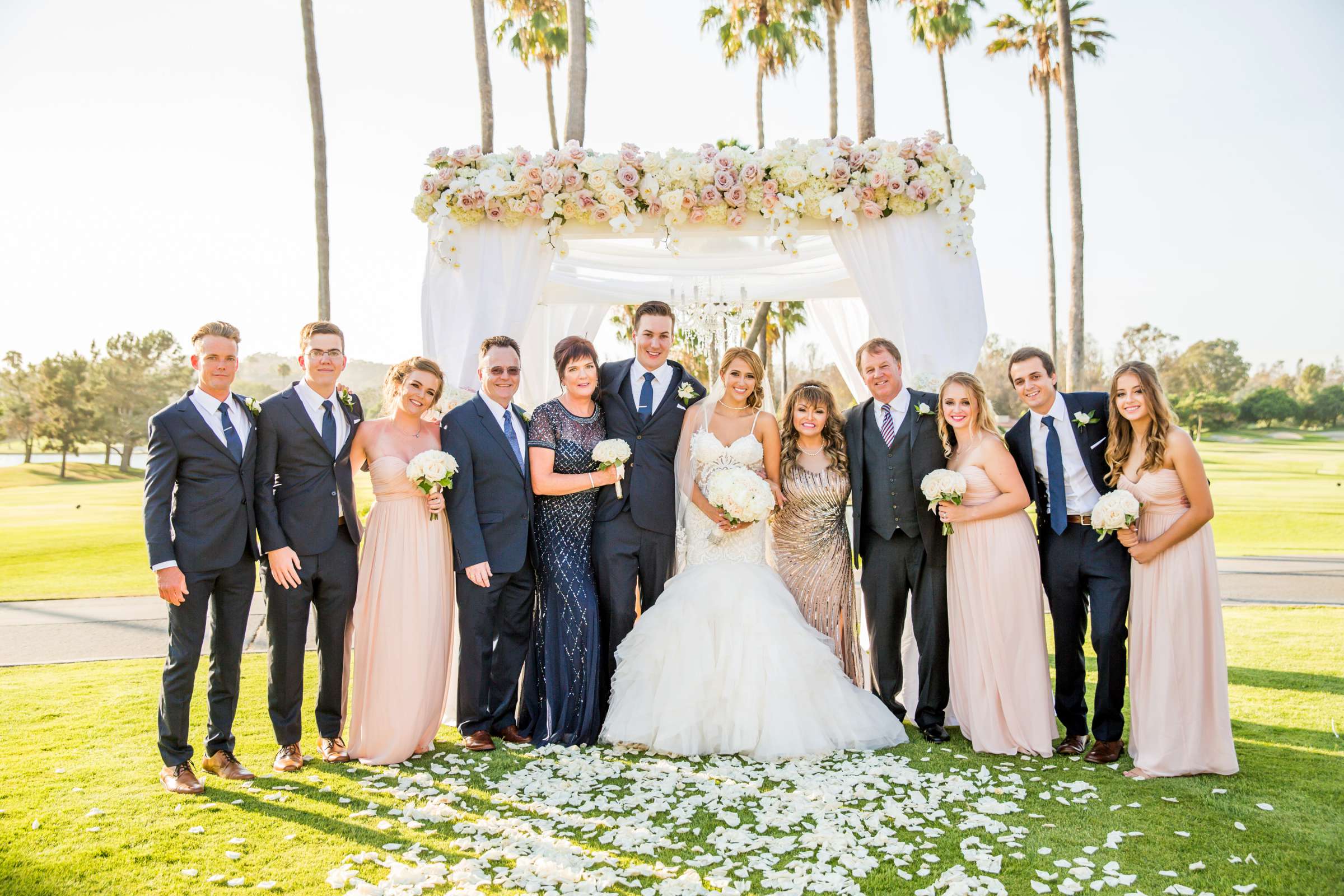 Fairbanks Ranch Country Club Wedding coordinated by Monarch Weddings, Gabriella and Kyle Wedding Photo #98 by True Photography