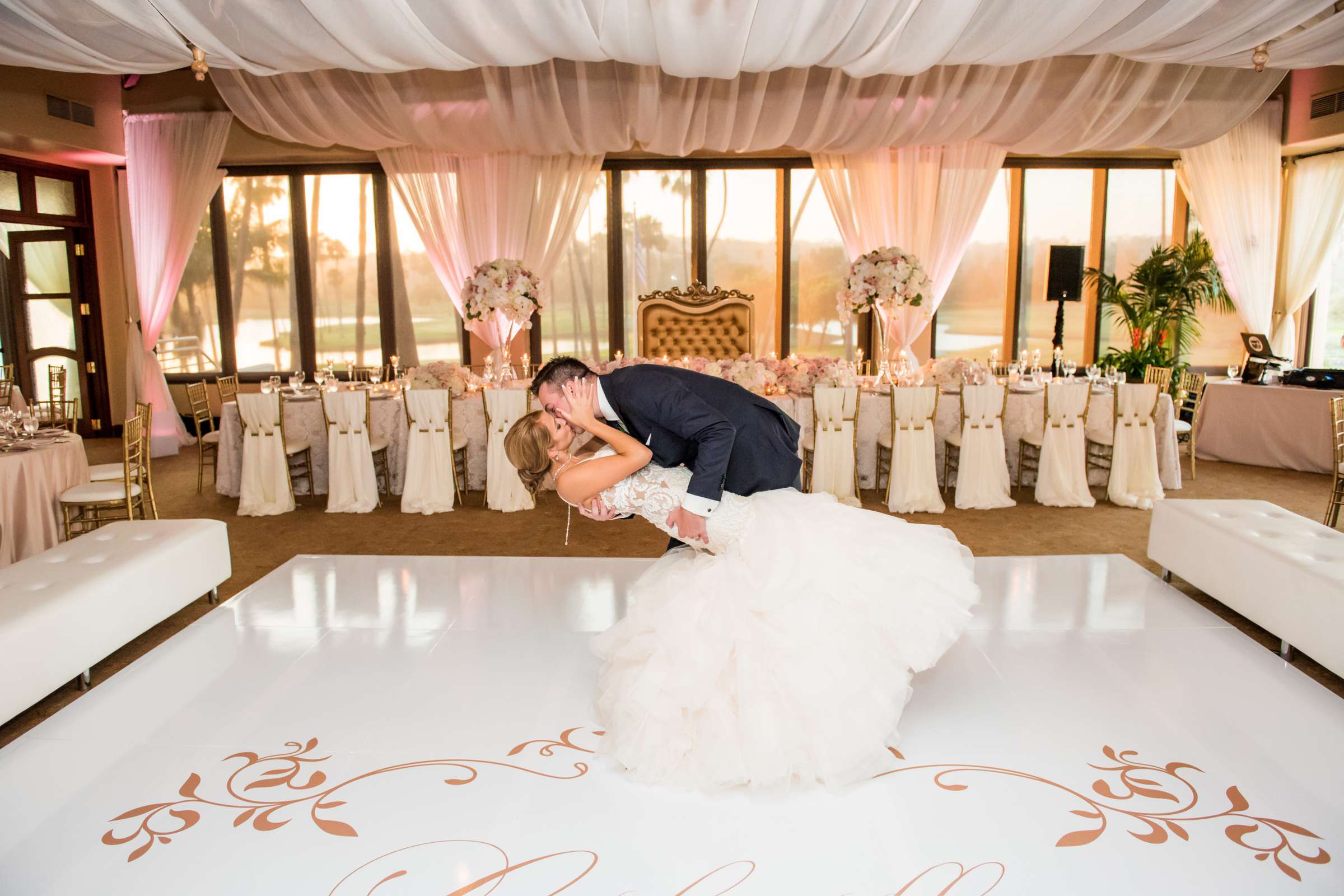 Fairbanks Ranch Country Club Wedding coordinated by Monarch Weddings, Gabriella and Kyle Wedding Photo #126 by True Photography