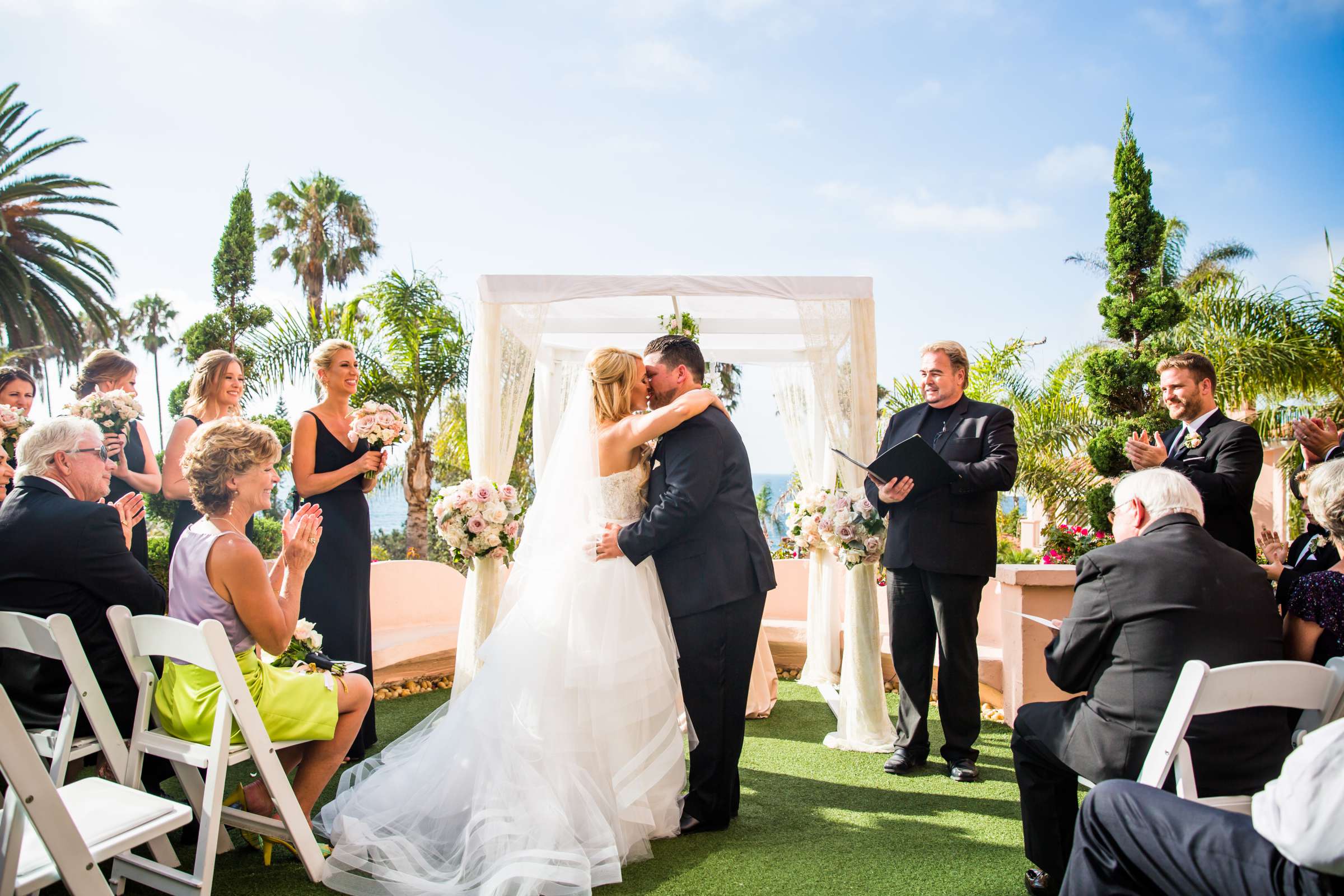 La Valencia Wedding coordinated by Monarch Weddings, Kathy and Cody Wedding Photo #257001 by True Photography