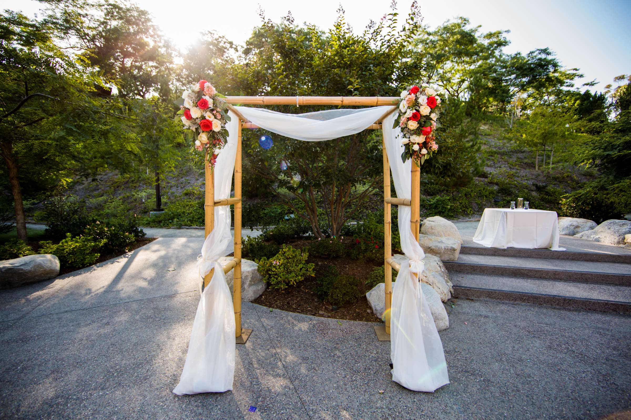 Japanese Friendship Garden Wedding coordinated by At Your Side Planning, Stephanie and Daniel Wedding Photo #259571 by True Photography