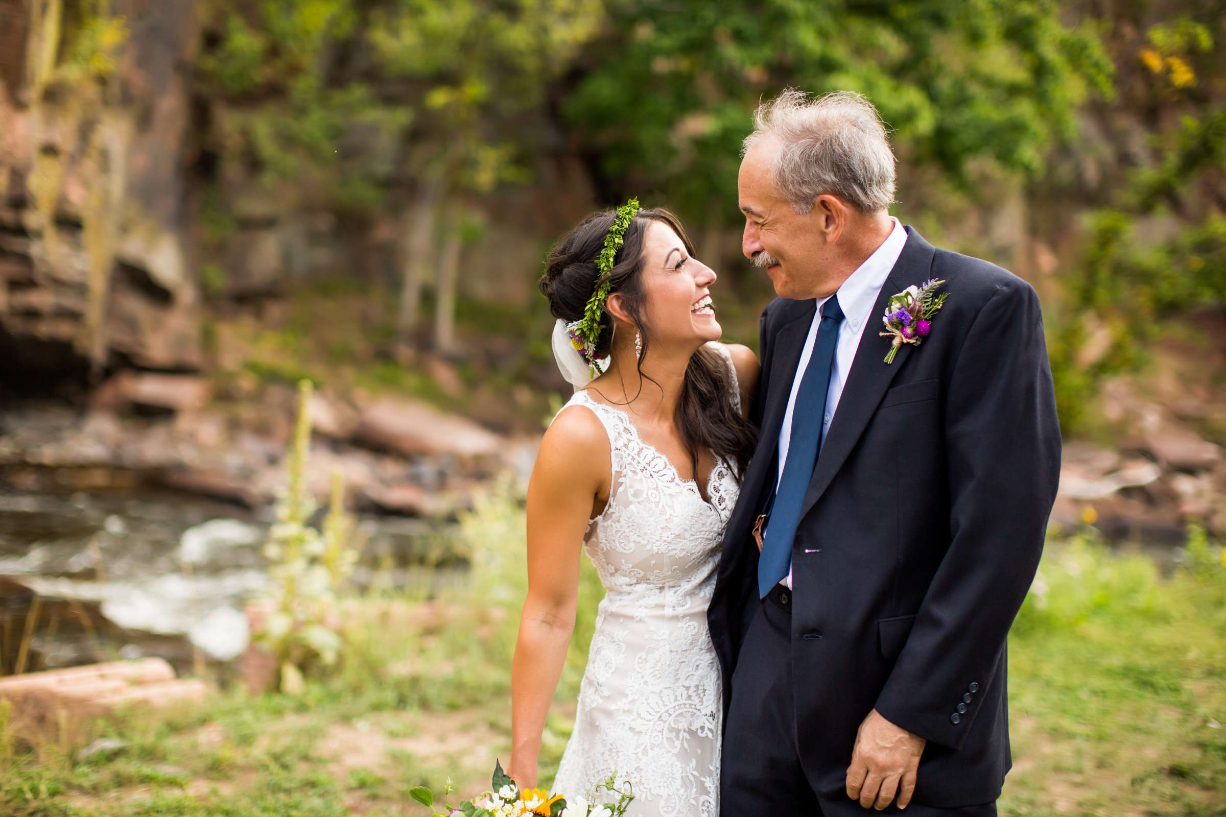 Father of the Bride, Emotional moment, Candid moment at The Lyons Farmette Wedding coordinated by The Lyons Farmette, Lauren and Sean Wedding Photo #263383 by True Photography