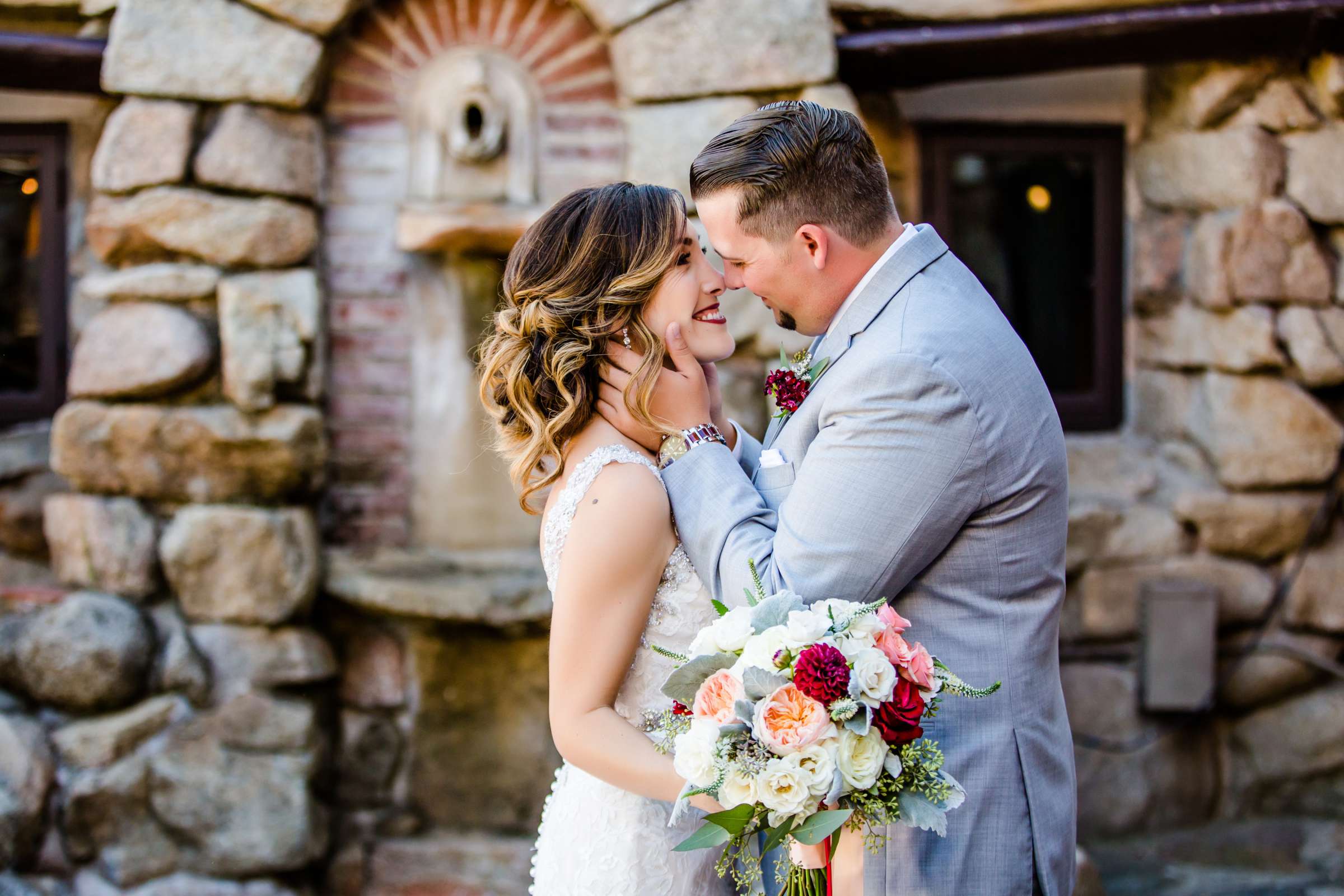 Mt Woodson Castle Wedding coordinated by Personal Touch Dining, Angela and Donnie Wedding Photo #270978 by True Photography