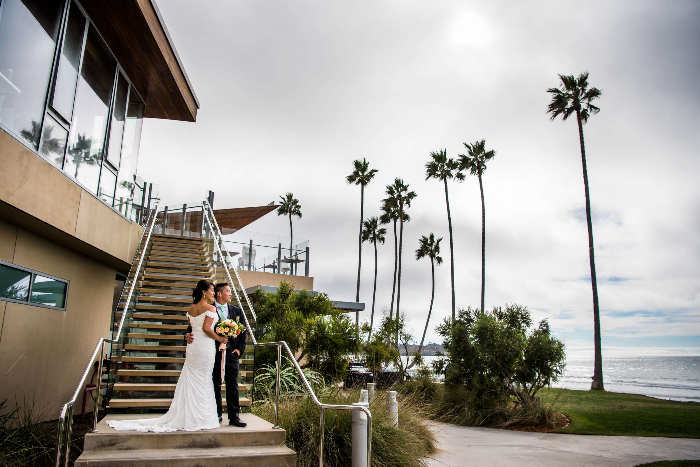 Scripps Seaside Forum Wedding coordinated by First Comes Love Weddings & Events, Lisa and Simon Wedding Photo #80 by True Photography