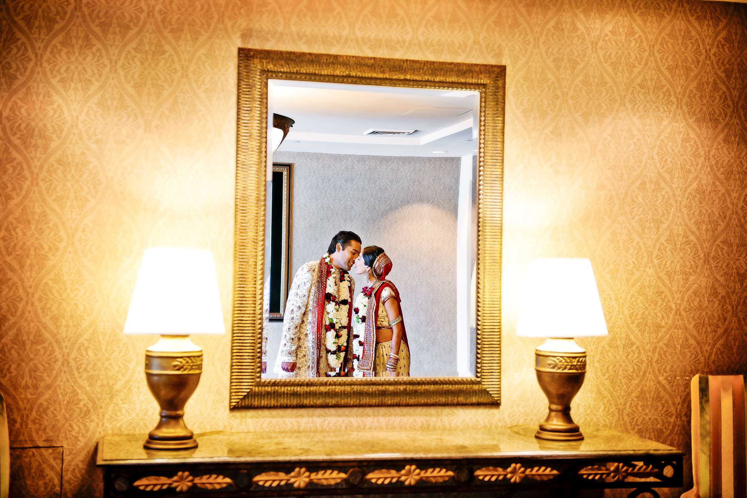 Manchester Grand Hyatt San Diego Wedding coordinated by Ethnic Essence Flowers, Anjali and Jay Wedding Photo #21 by True Photography