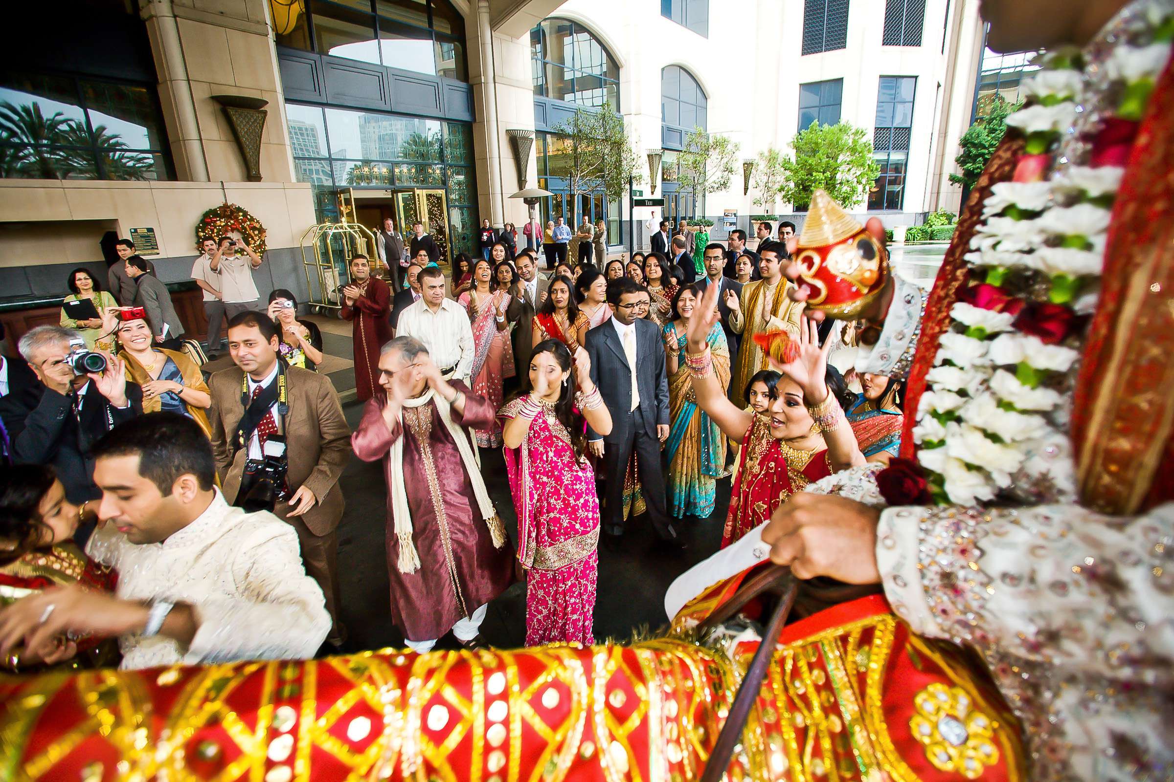 Manchester Grand Hyatt San Diego Wedding coordinated by Ethnic Essence Flowers, Anjali and Jay Wedding Photo #36 by True Photography