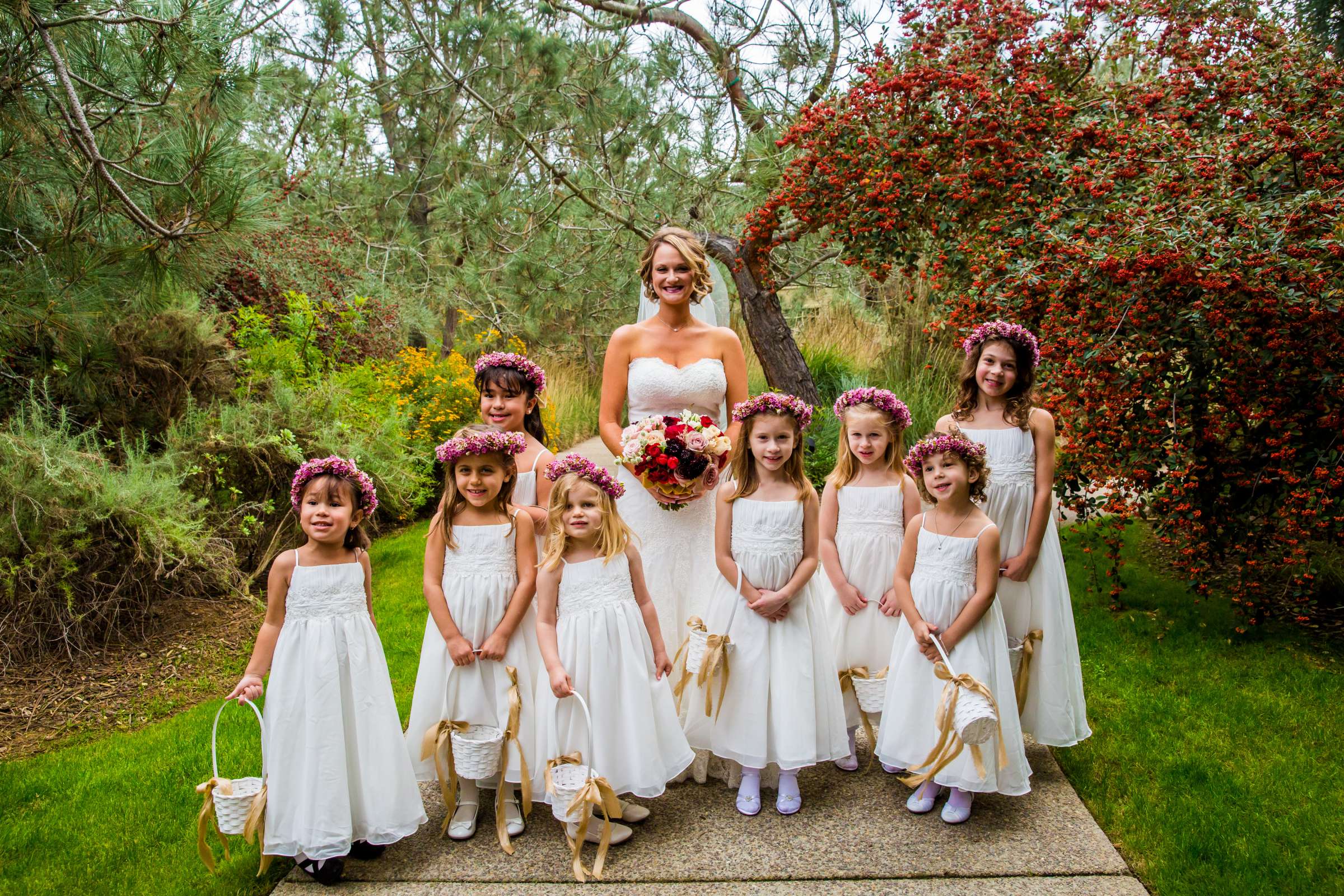 Flower Girl at Lodge at Torrey Pines Wedding coordinated by CZ Events, Katie and Edward Wedding Photo #296910 by True Photography