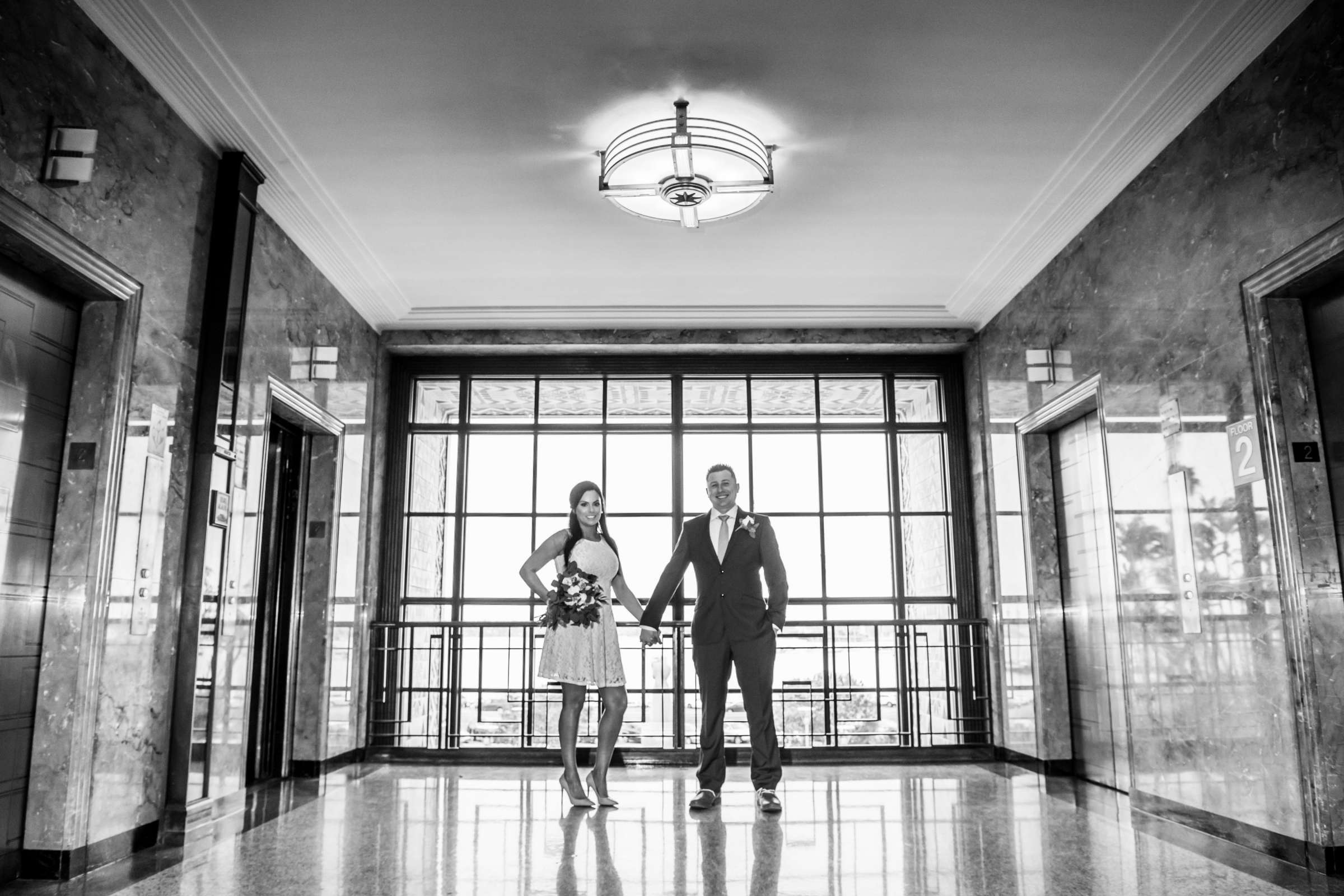 San Diego Courthouse Wedding, Alyah and Brian Wedding Photo #13 by True Photography