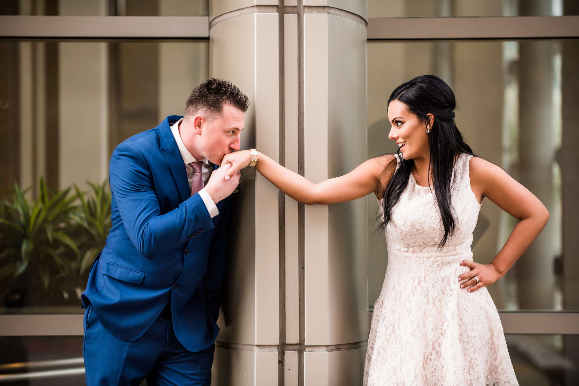 San Diego Courthouse Wedding, Alyah and Brian Wedding Photo #33 by True Photography