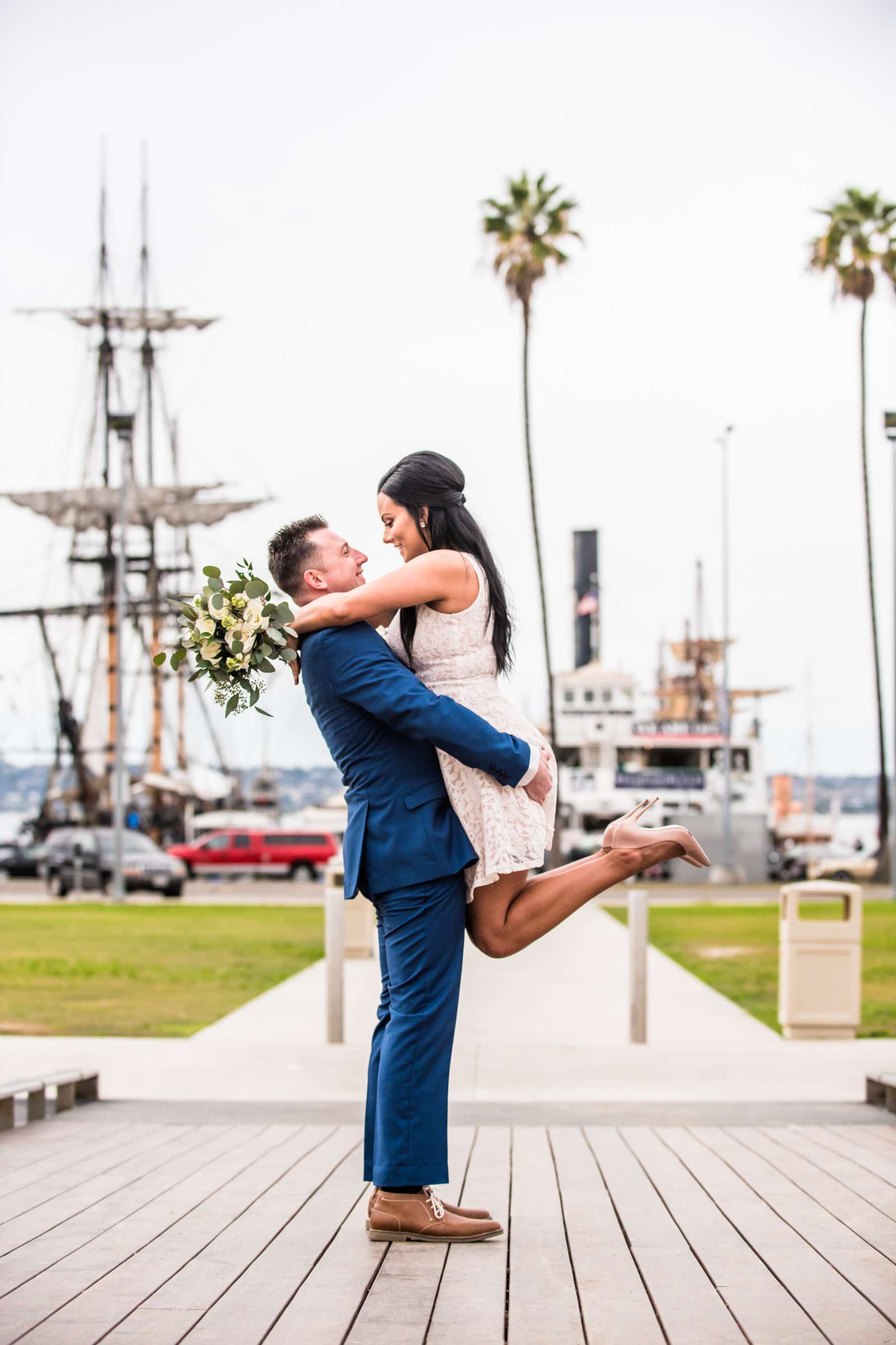 San Diego Courthouse Wedding, Alyah and Brian Wedding Photo #38 by True Photography