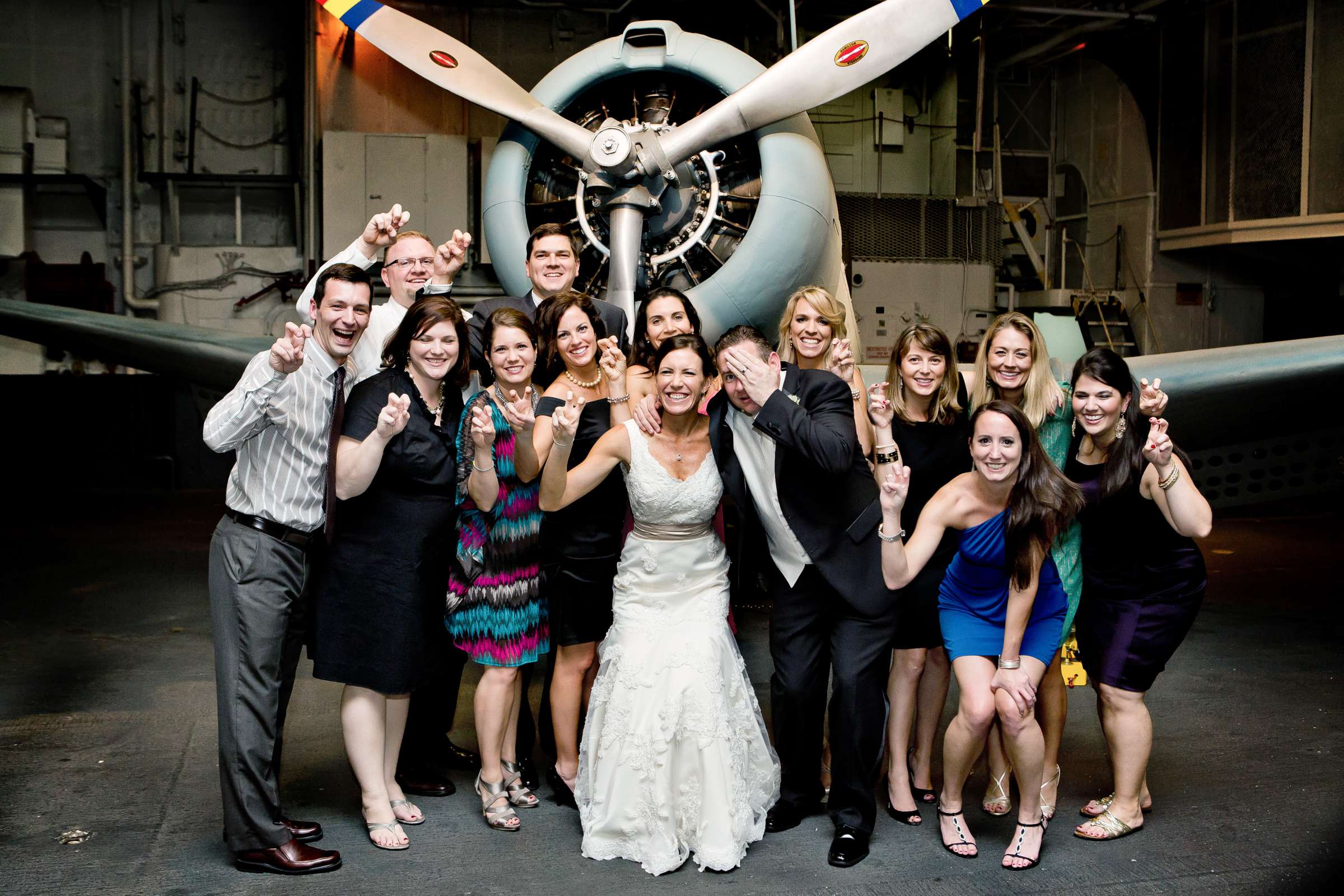 USS Midway Wedding coordinated by PlanIt San Diego, Katie and Charlie Wedding Photo #302574 by True Photography