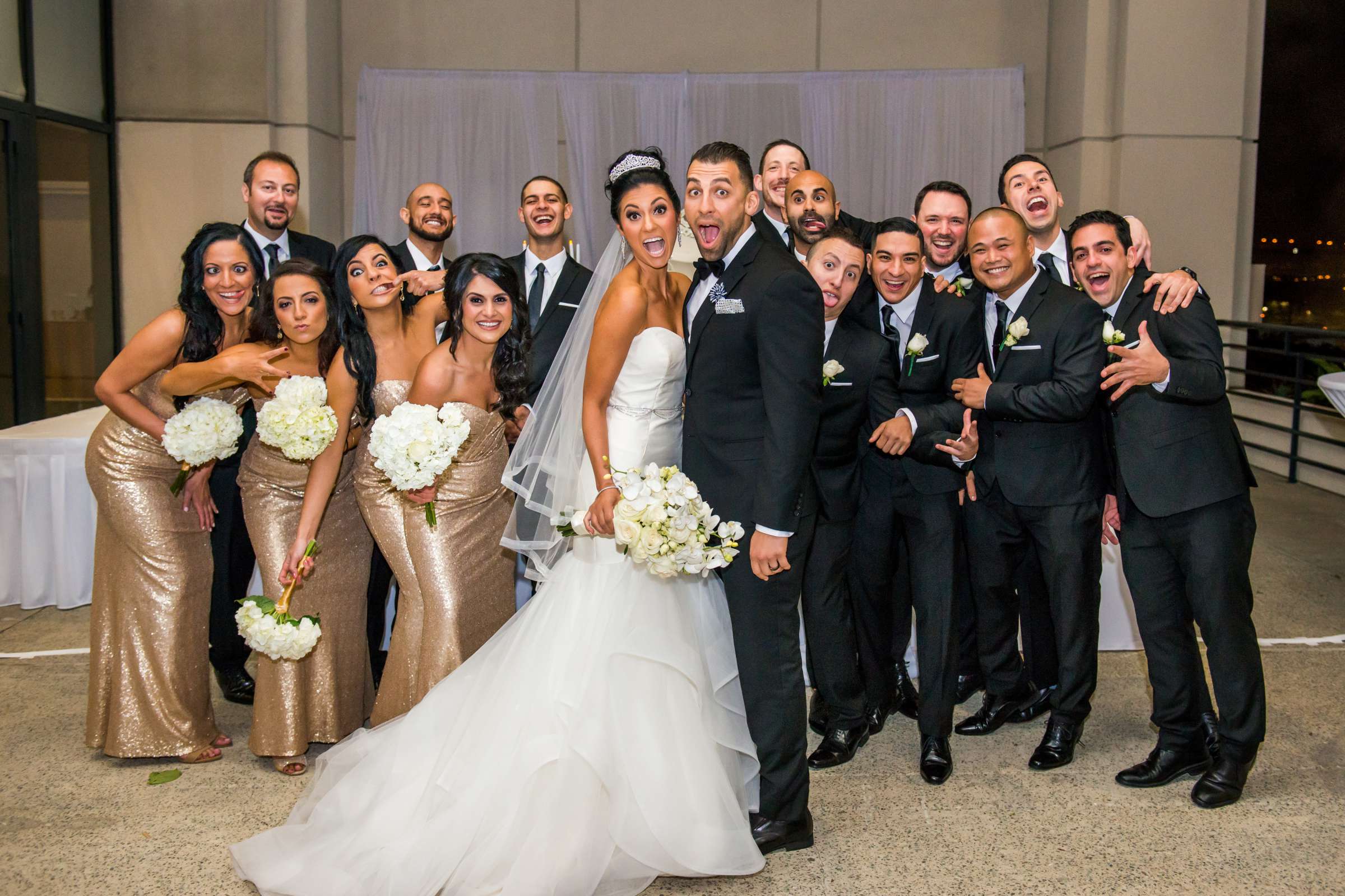 Manchester Grand Hyatt San Diego Wedding coordinated by Events Plus Style, Farah and Josh Wedding Photo #93 by True Photography
