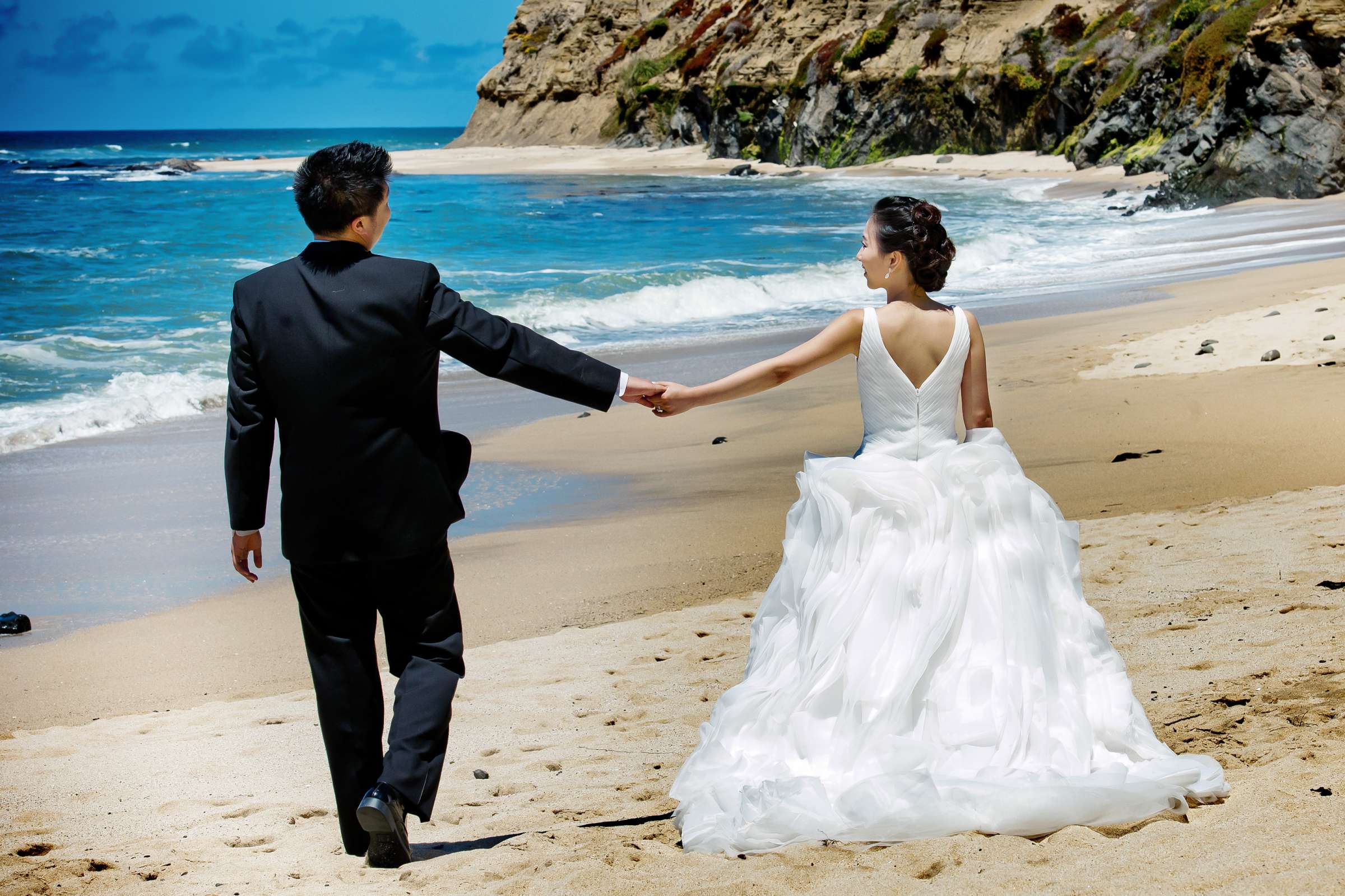 Ritz Carlton Half Moon Bay Wedding, Jin and BJ Wedding Photo #320429 by True Photography