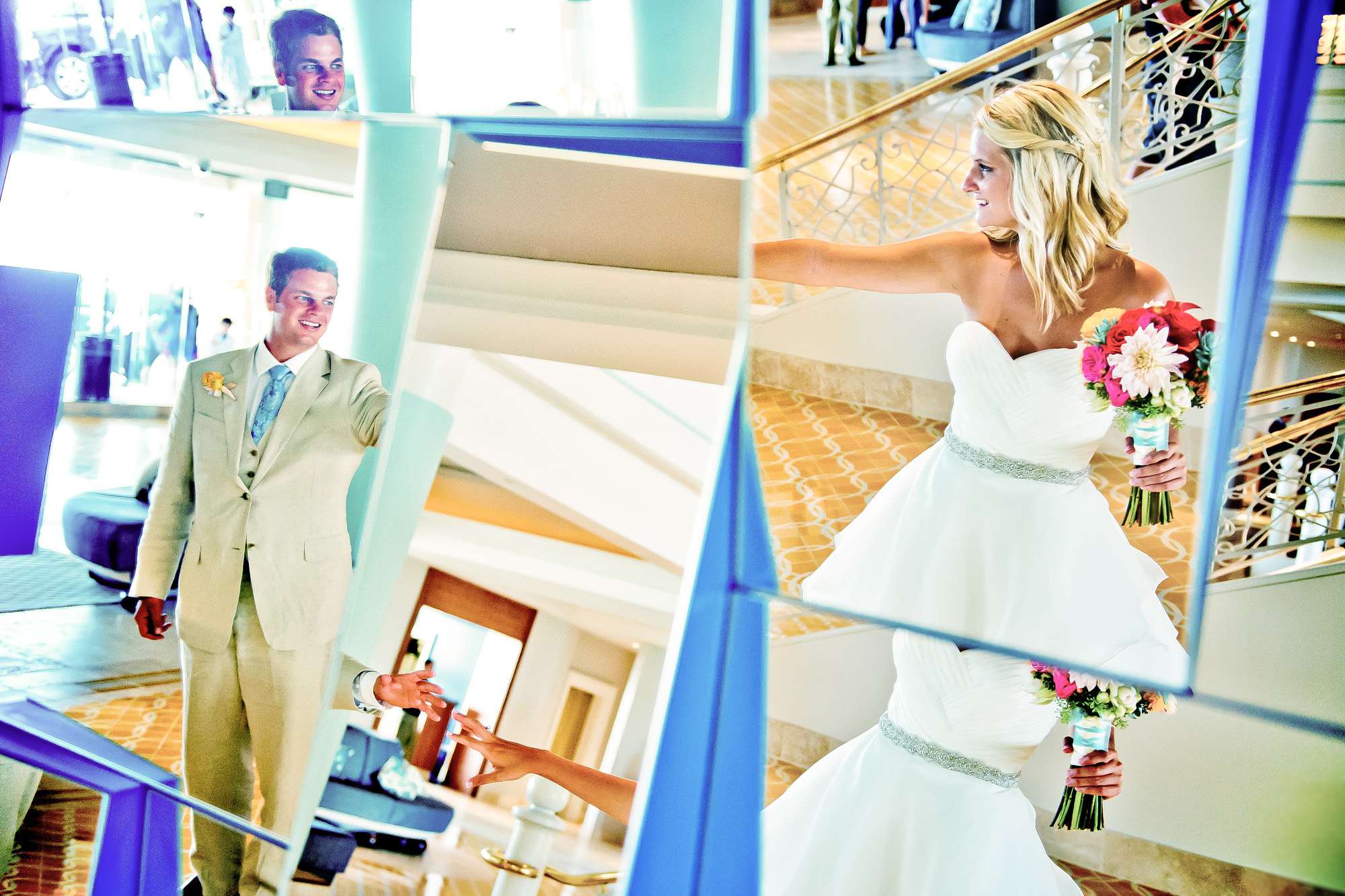 Reflection at Loews Coronado Bay Resort Wedding, Maria and Zach Wedding Photo #320917 by True Photography