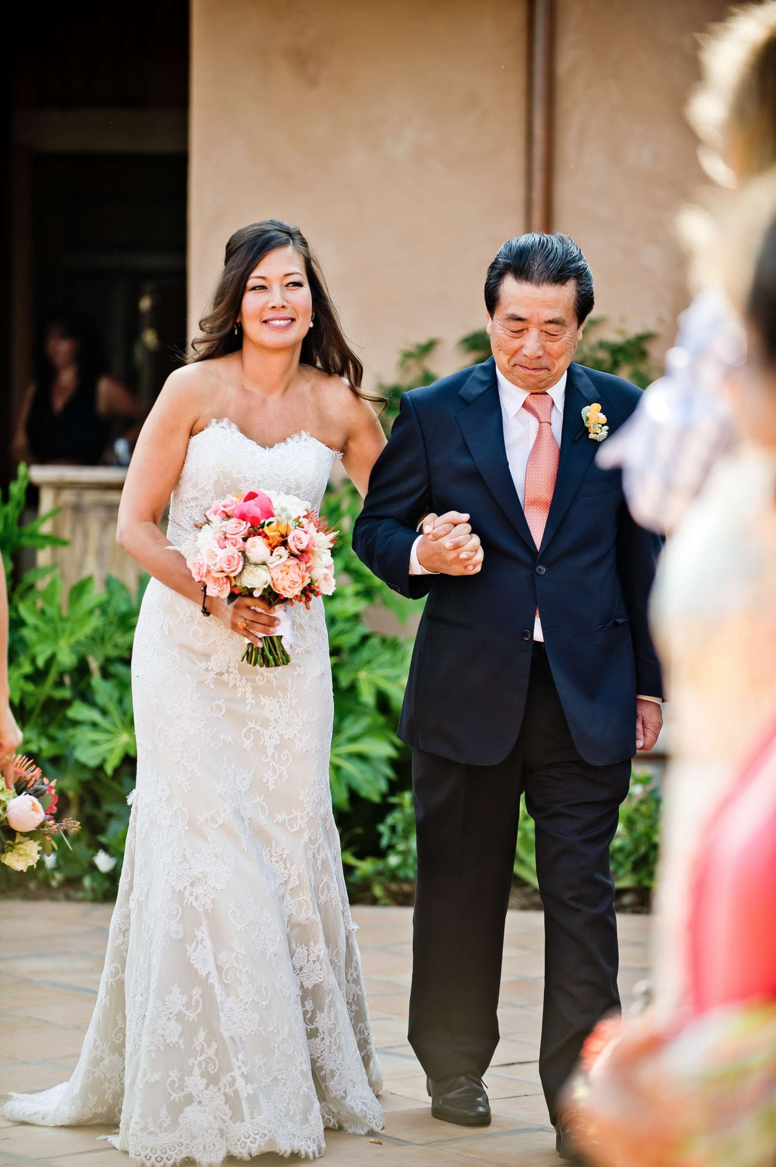 Rancho Valencia Wedding coordinated by EverAfter Events, Yuriko and Philip Wedding Photo #324358 by True Photography