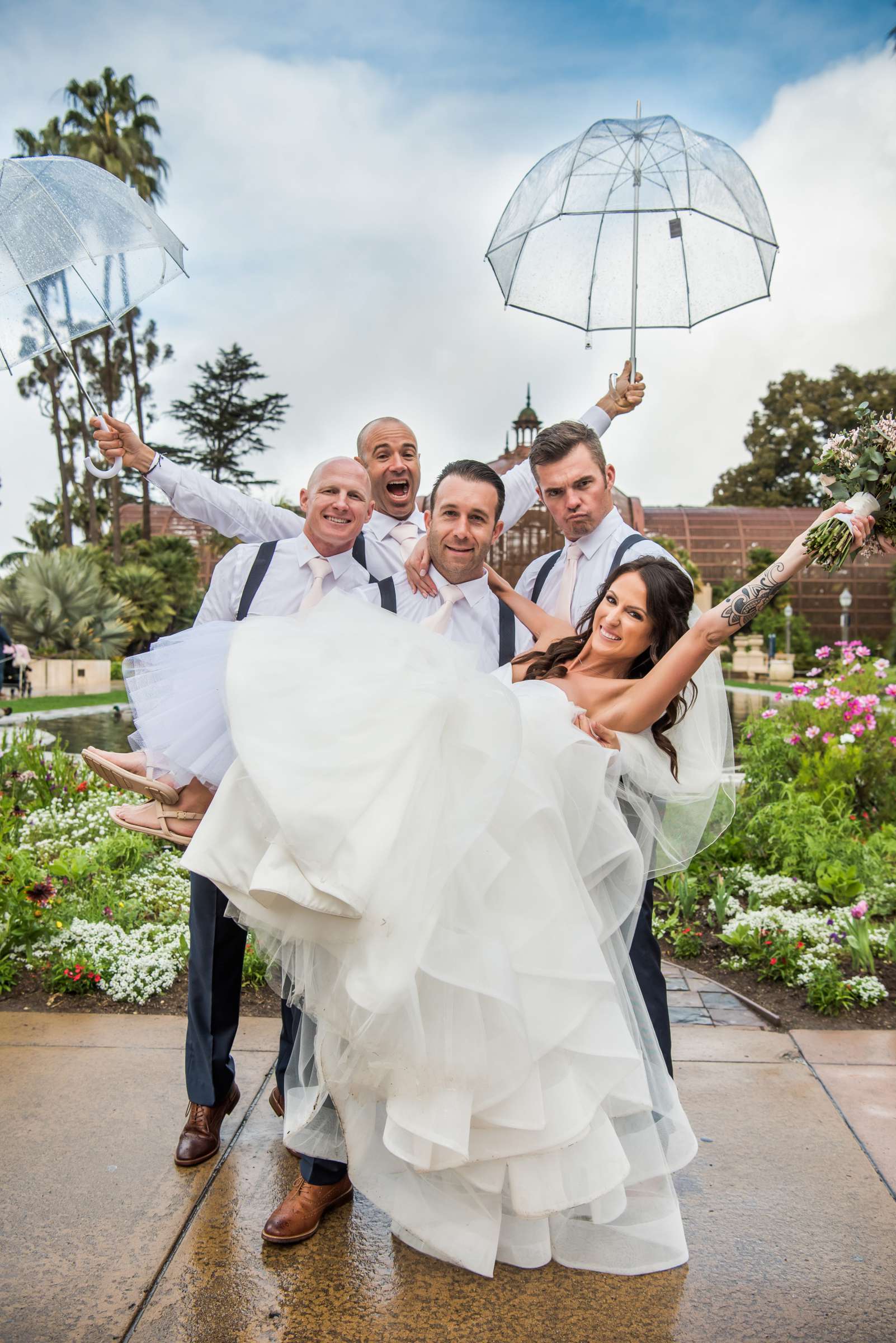 Rainy Day at The Lafayette Hotel San Diego Wedding, Amanda and David Wedding Photo #12 by True Photography