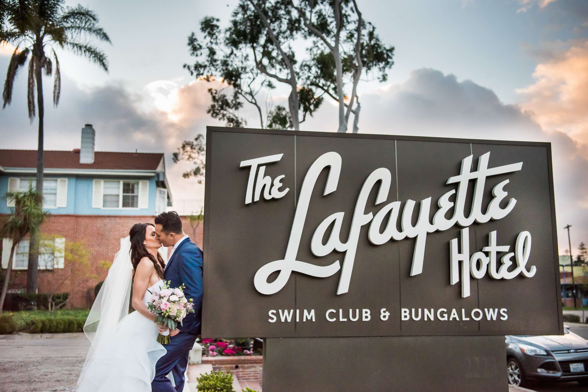 Romantic moment at The Lafayette Hotel San Diego Wedding, Amanda and David Wedding Photo #26 by True Photography