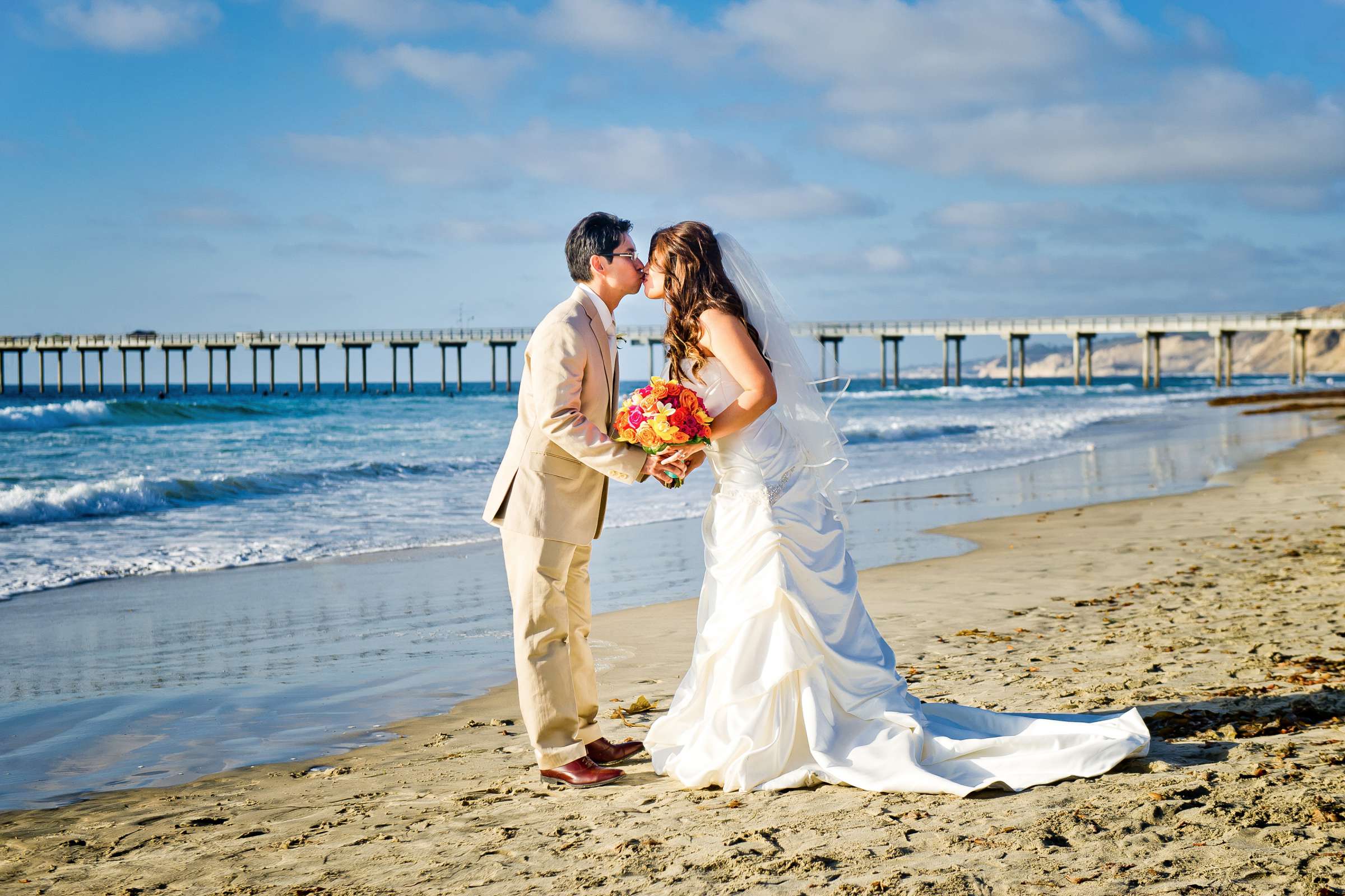 Scripps Seaside Forum Wedding coordinated by A Perfect Day With Renee, Celeste and Darren Wedding Photo #326088 by True Photography