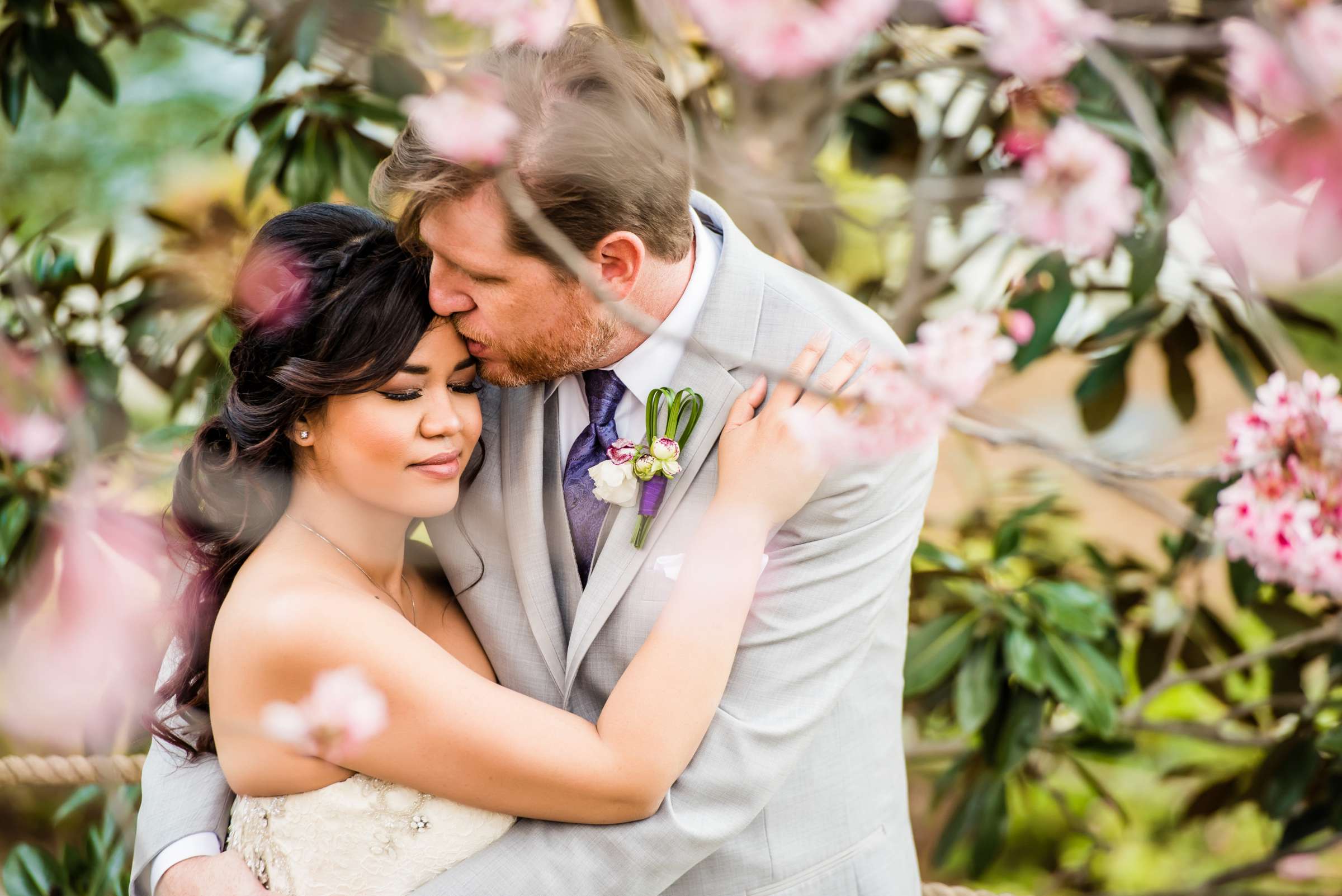 Emotional moment at Japanese Friendship Garden Wedding coordinated by Weddings by Thomas Lewis, Beverlee and Andrew Wedding Photo #1 by True Photography