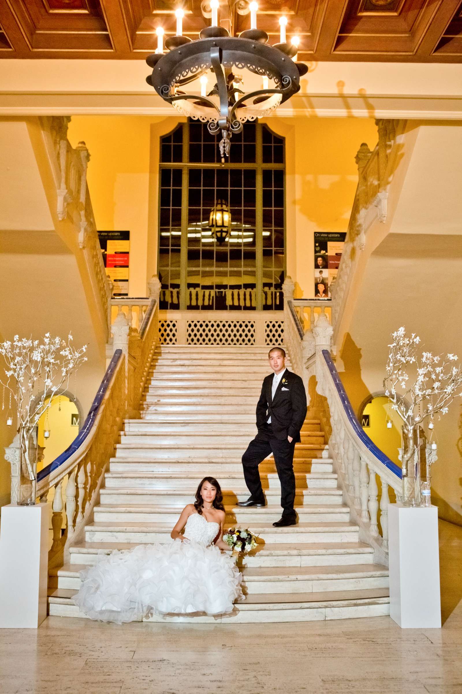 San Diego Museum of Art Wedding coordinated by Joie De Vivre, Gemma and Kenneth Wedding Photo #338797 by True Photography