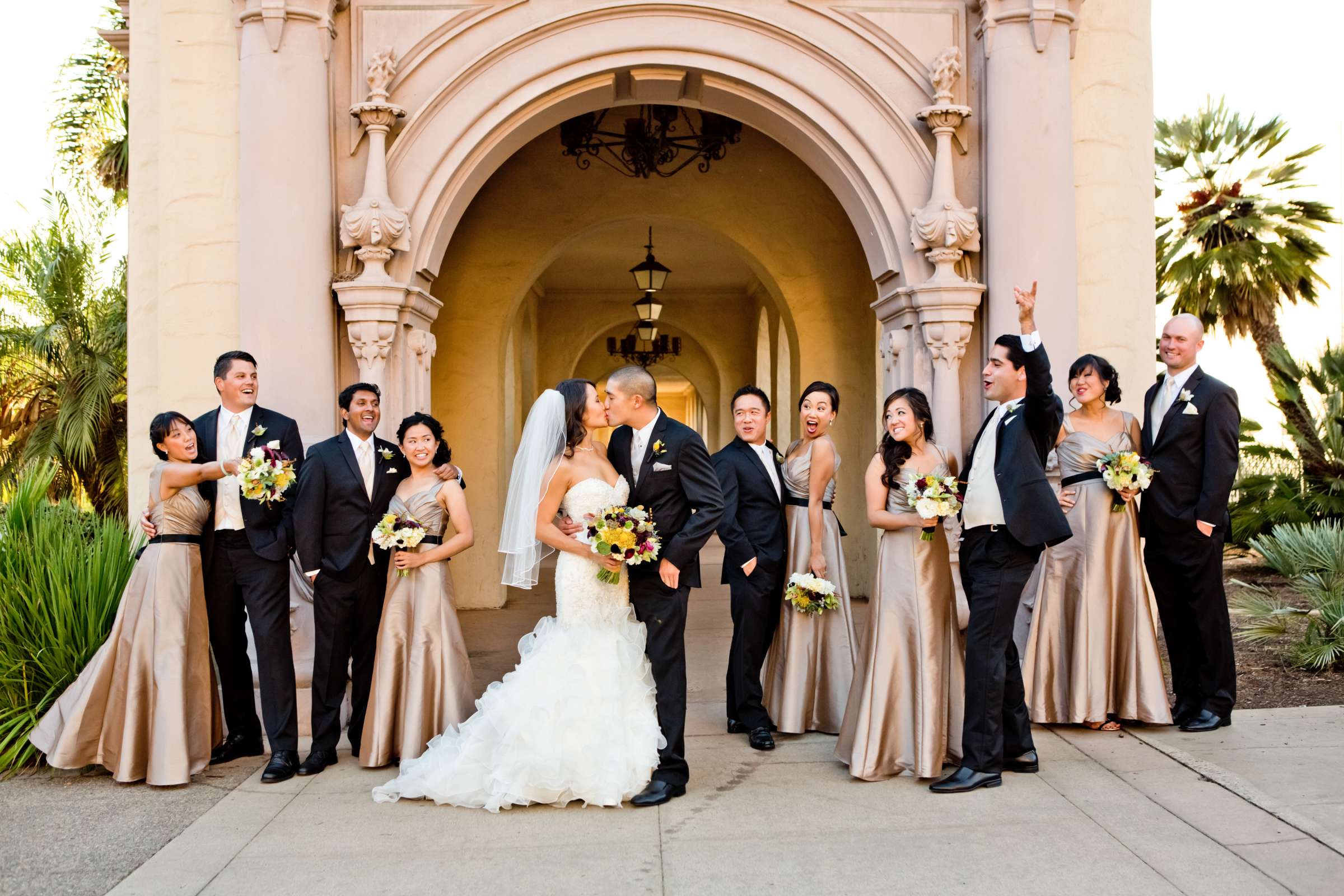 San Diego Museum of Art Wedding coordinated by Joie De Vivre, Gemma and Kenneth Wedding Photo #338832 by True Photography
