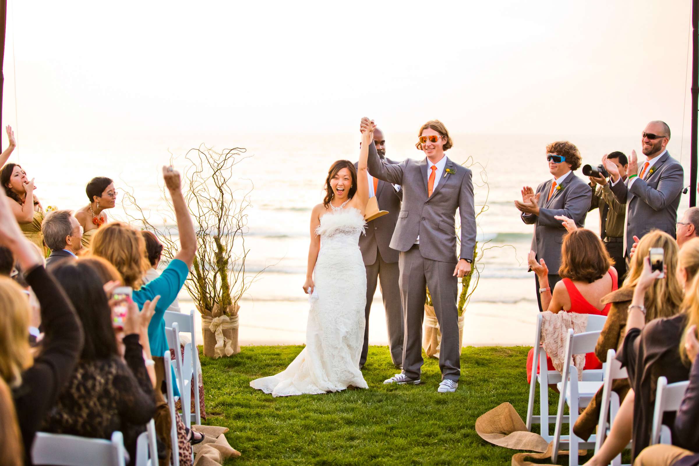 Scripps Seaside Forum Wedding coordinated by First Comes Love Weddings & Events, Christina and Ben Wedding Photo #339656 by True Photography